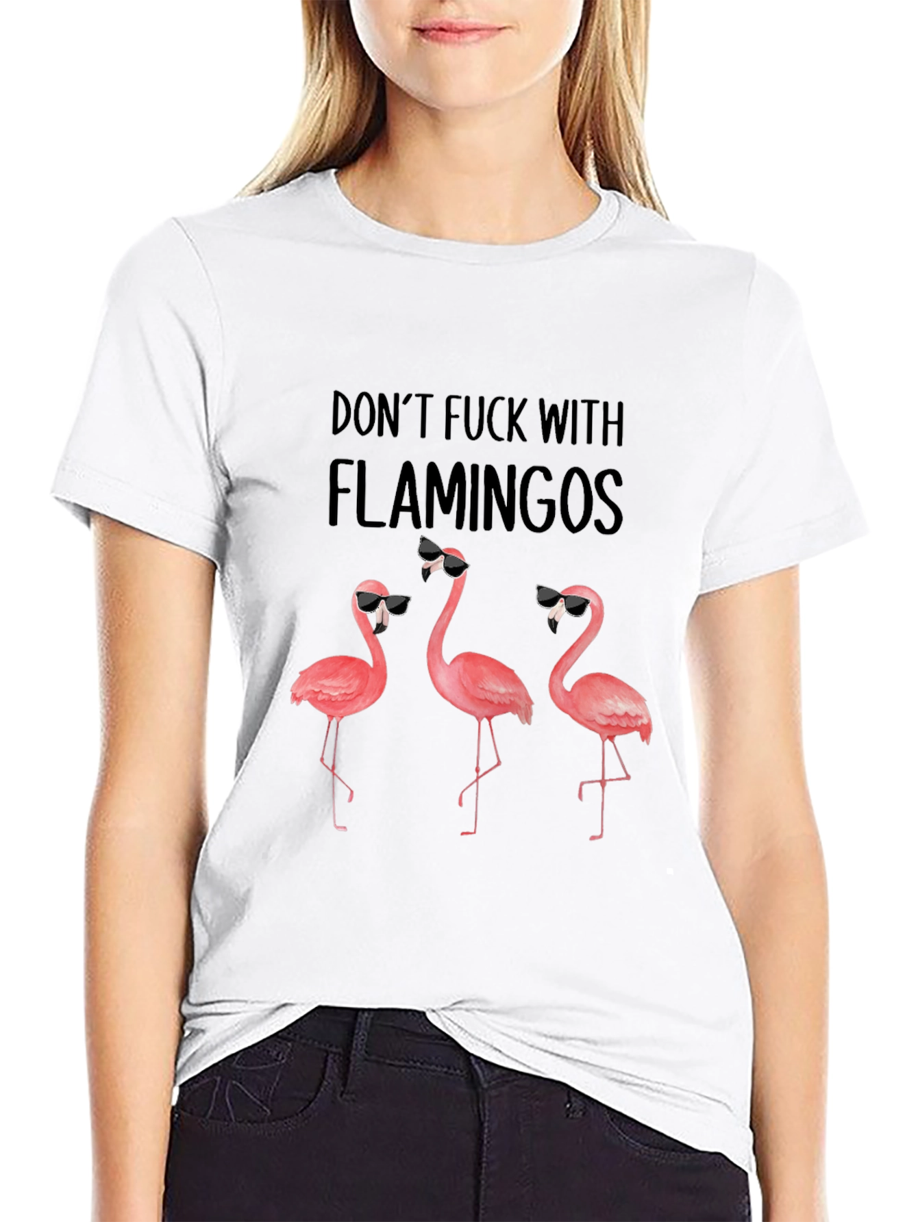 Dont F*ck With Flamingos Graphic Tee