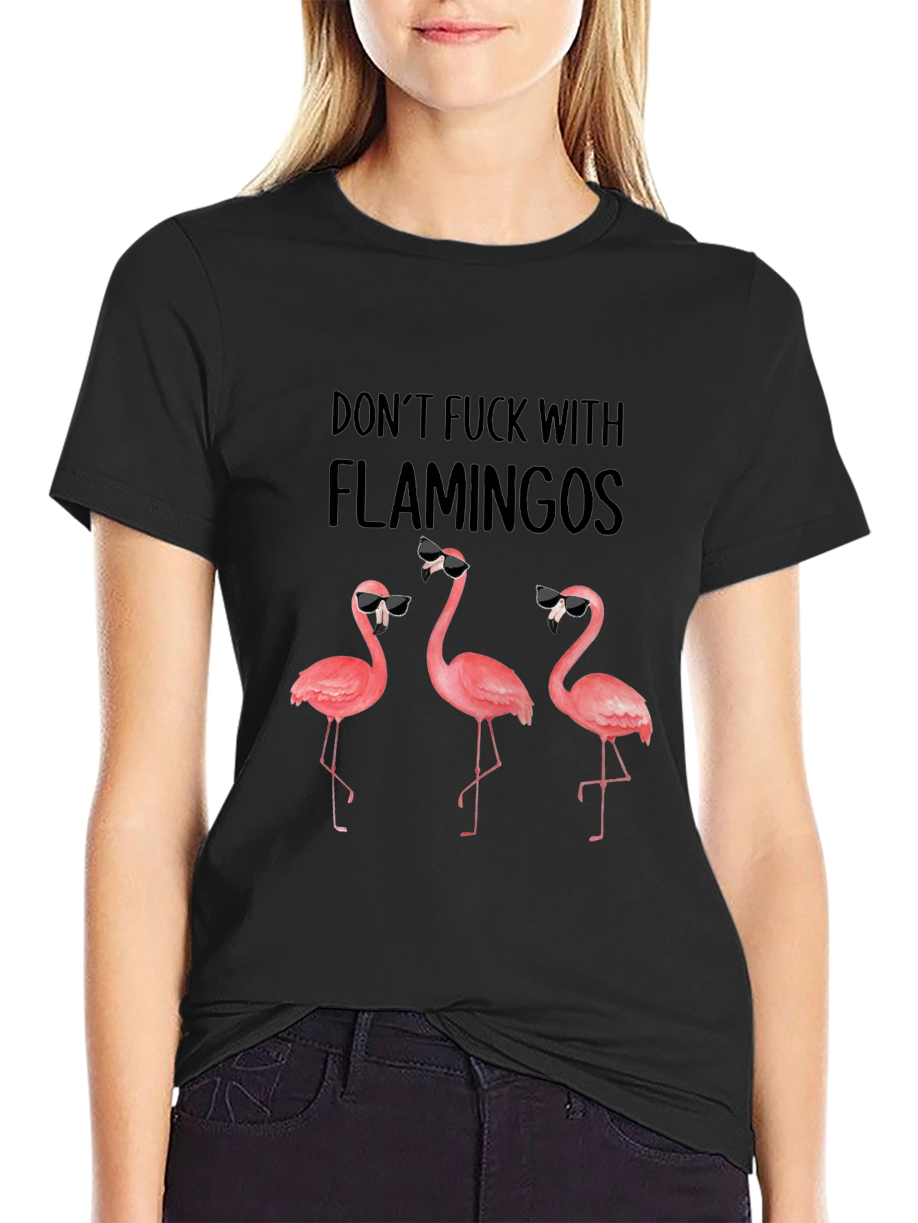 Dont F*ck With Flamingos Graphic Tee