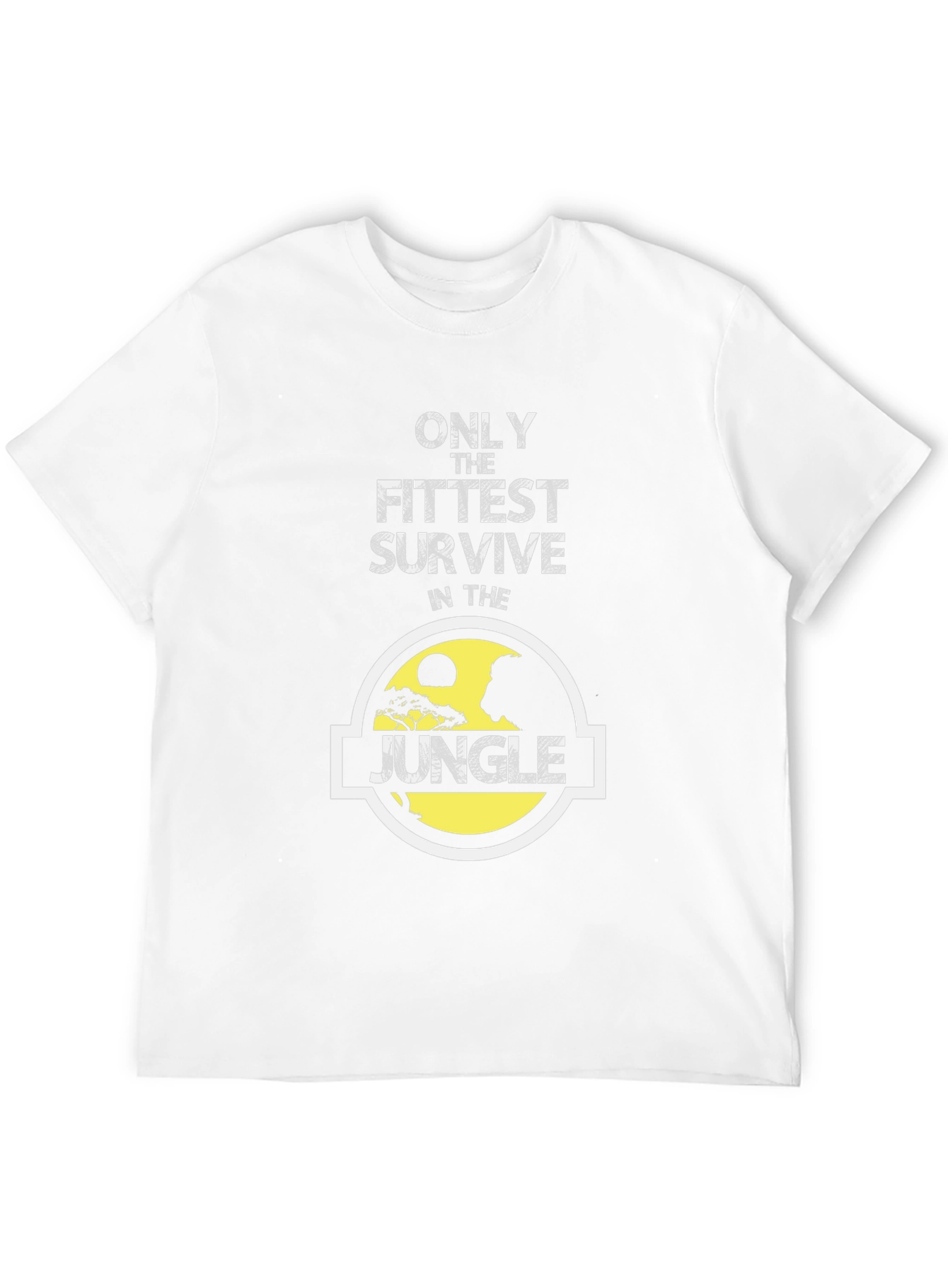 Fittest Survive Jungle Graphic Tee - Black