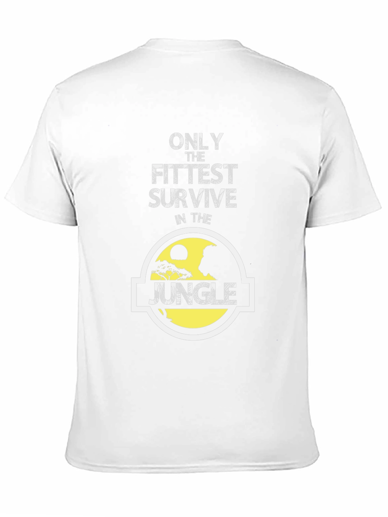 Fittest Survive Jungle Graphic Tee - Black