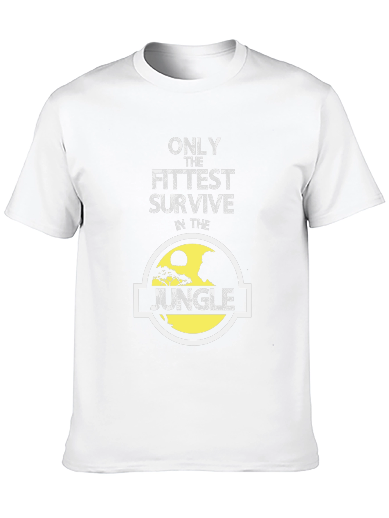 Fittest Survive Jungle Graphic Tee - Black