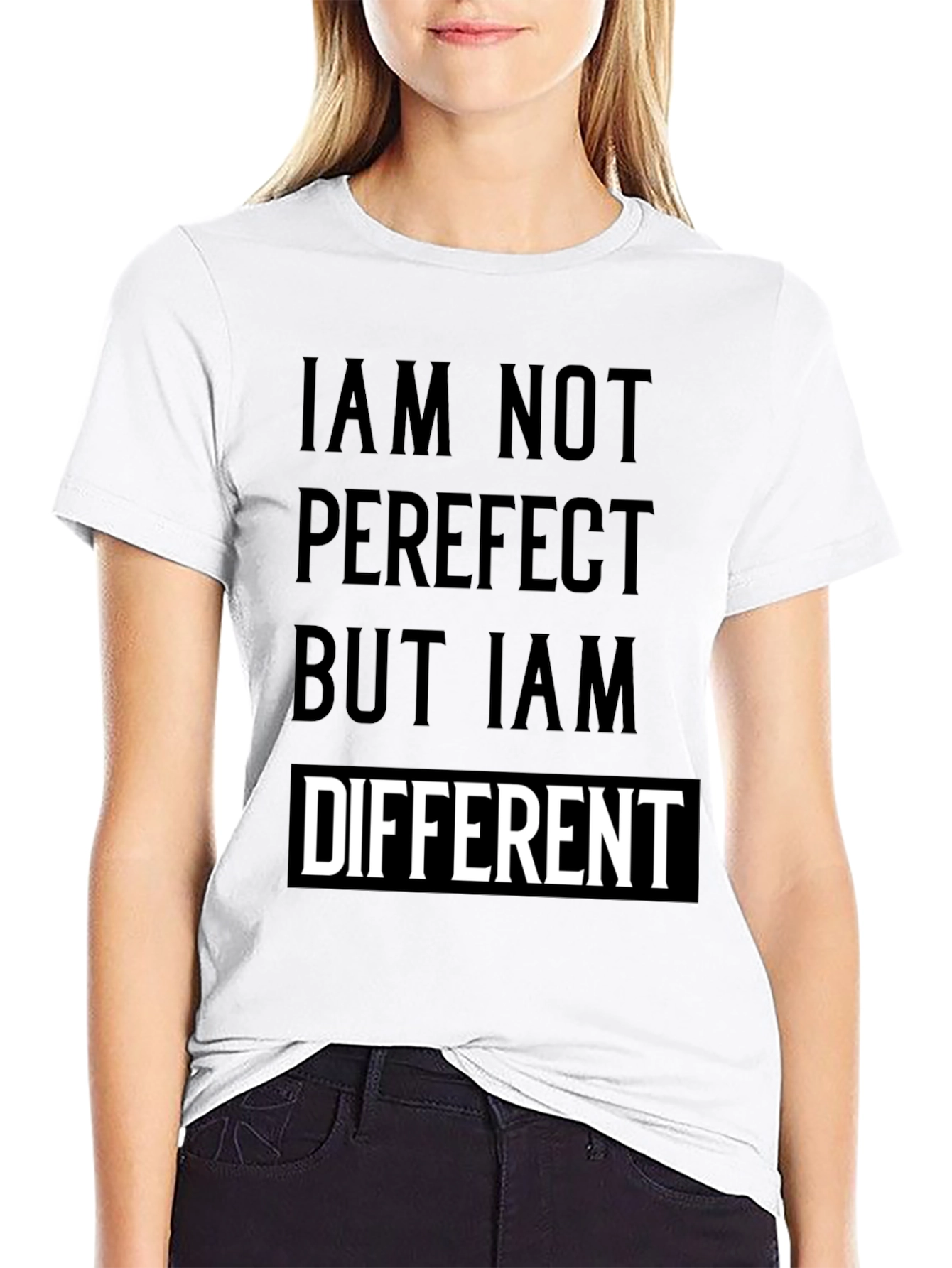 Unique Different Graphic Print Black T-Shirt