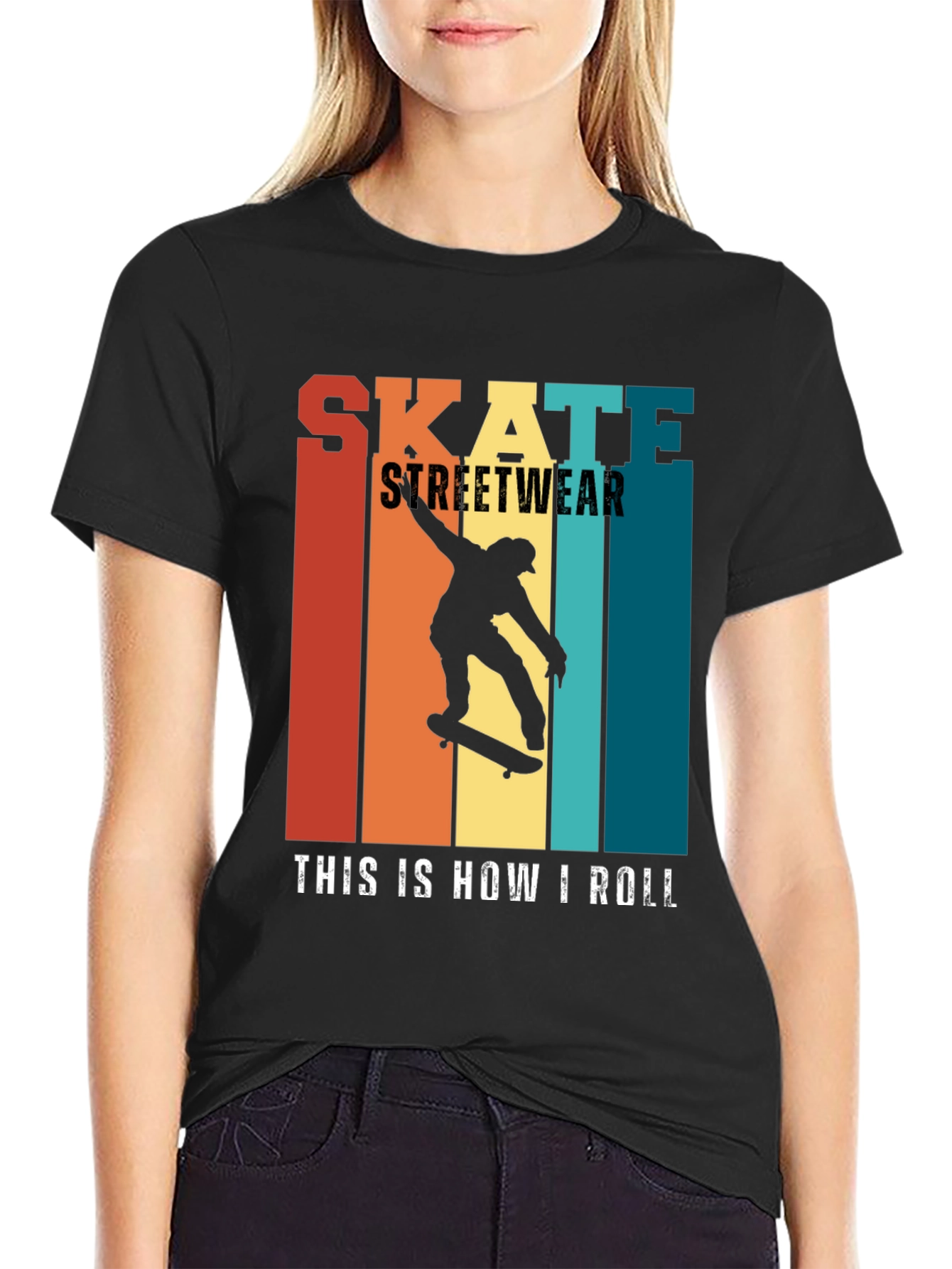Skate Streetwear Graphic T-Shirt