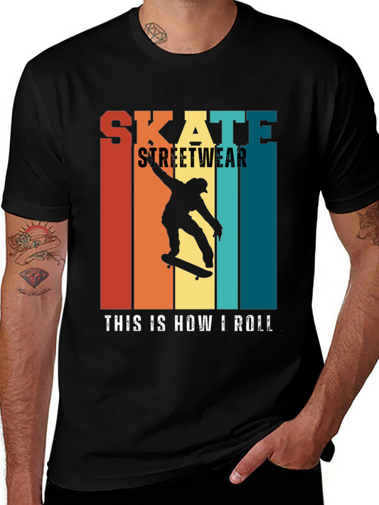 Skate Streetwear Graphic T-Shirt