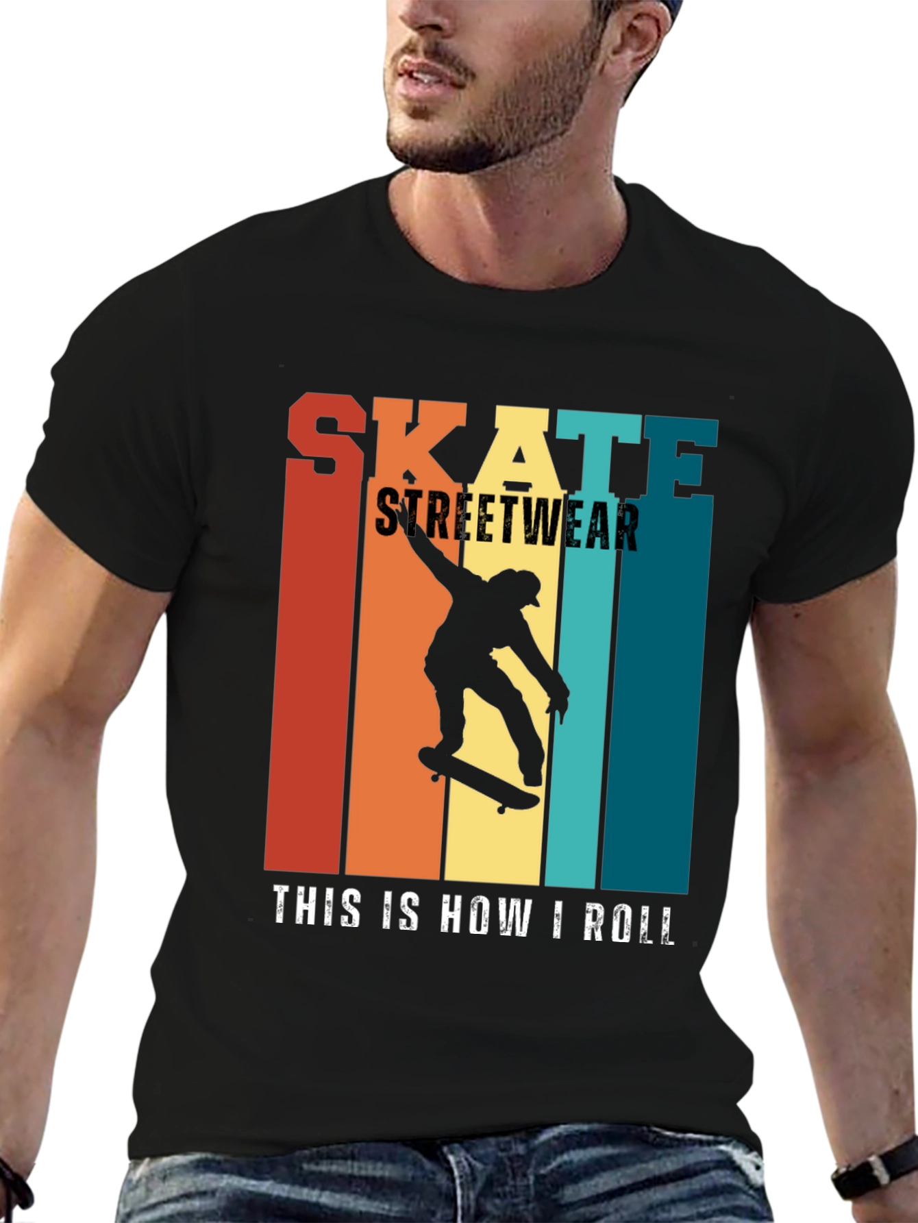 Skate Streetwear Graphic T-Shirt