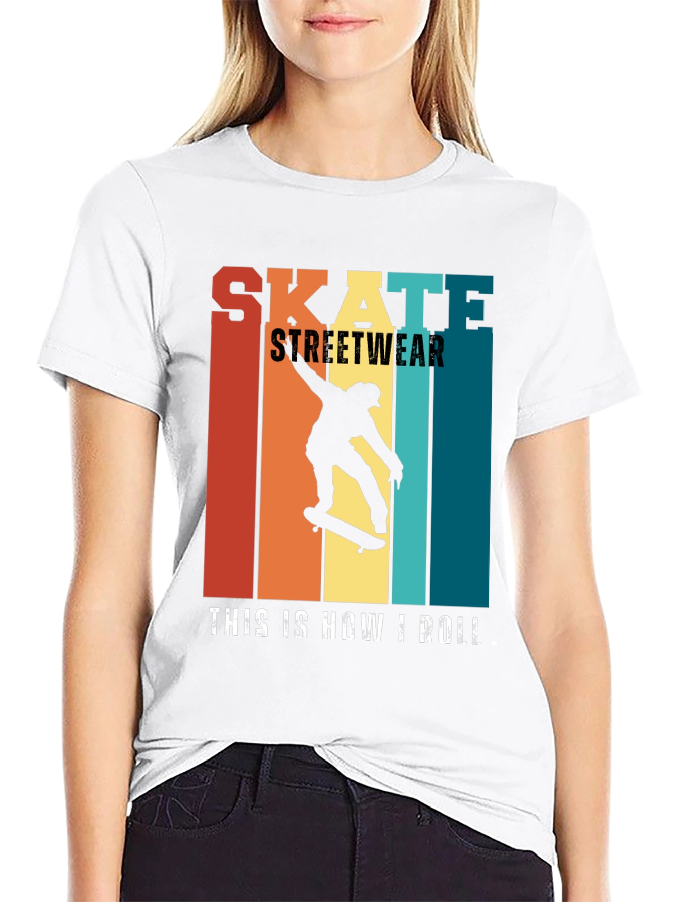 Skate Streetwear Graphic T-Shirt