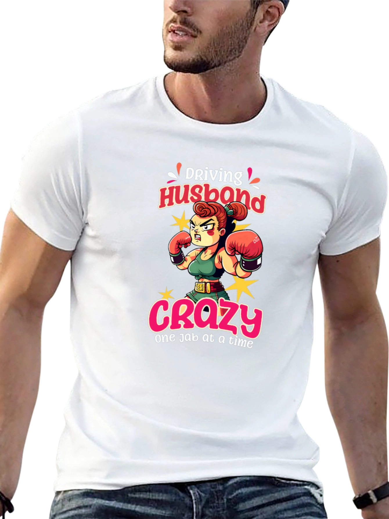 Driving Husband Crazy T-Shirt Funny Wife Tee
