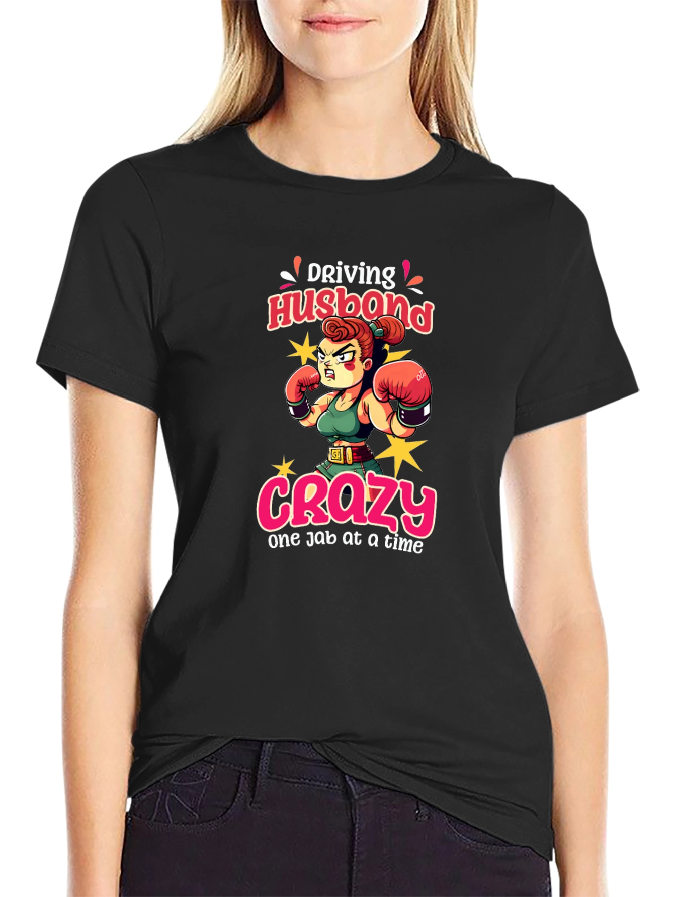 Driving Husband Crazy T-Shirt Funny Wife Tee