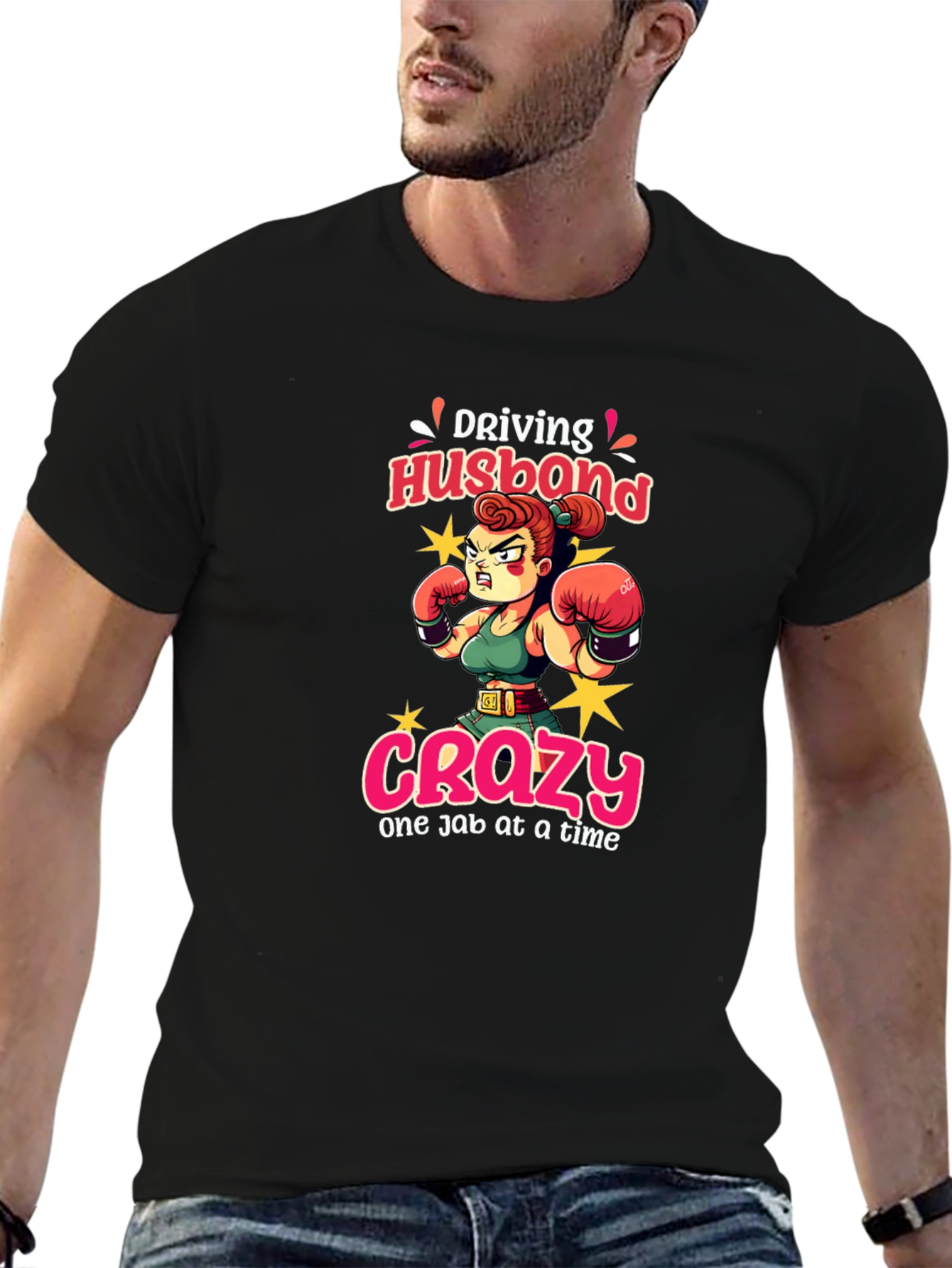 Driving Husband Crazy T-Shirt Funny Wife Tee