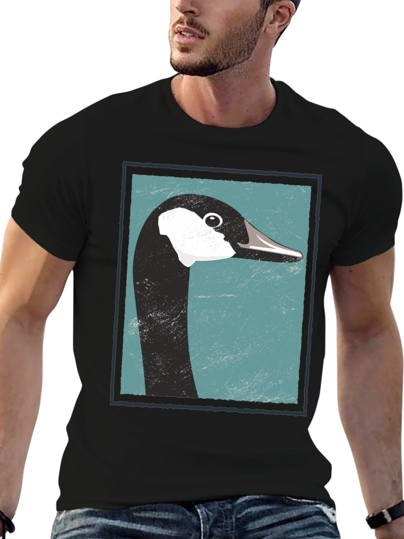 Goose Graphic Tee - Black