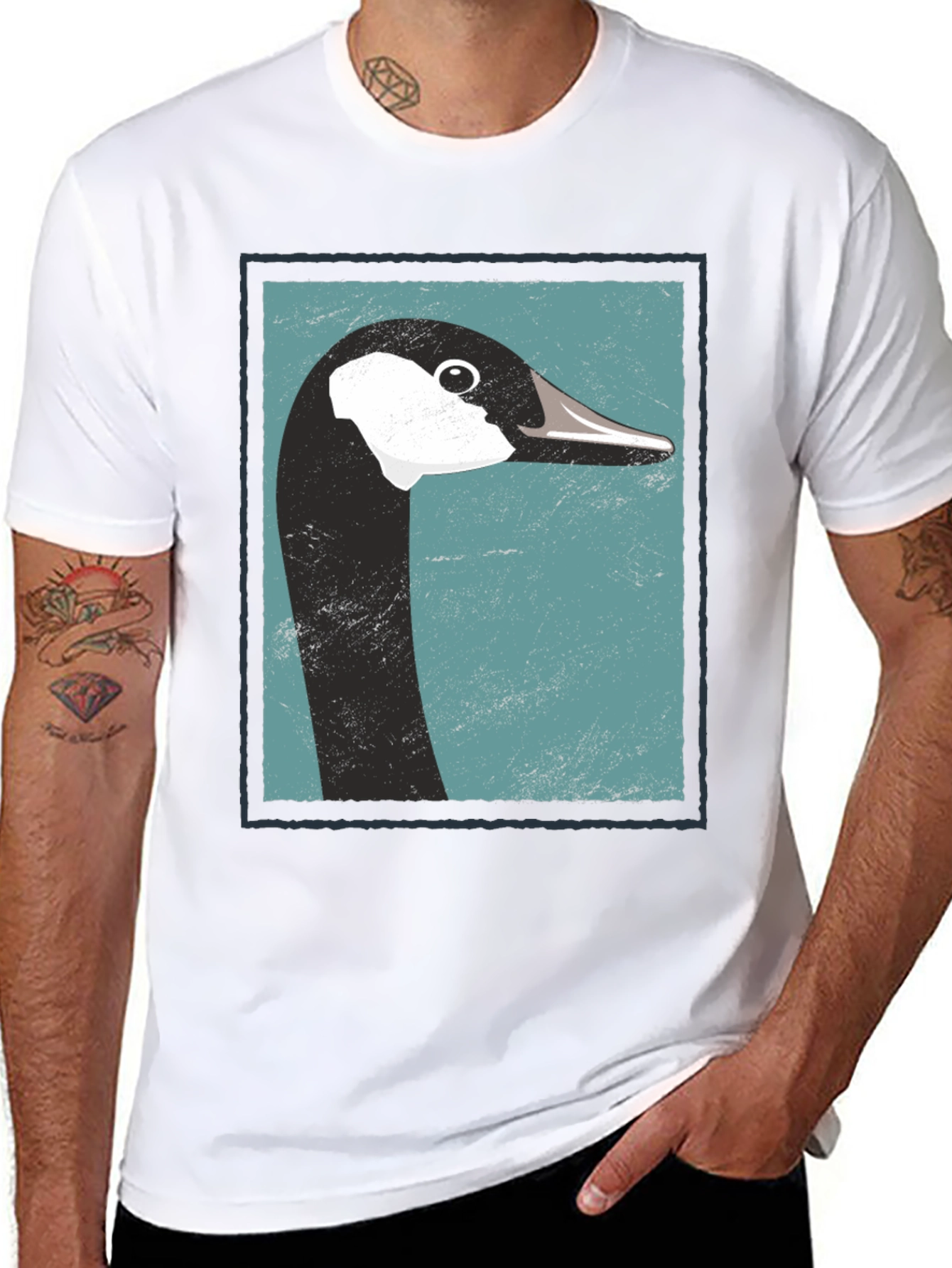 Goose Graphic Tee - Black