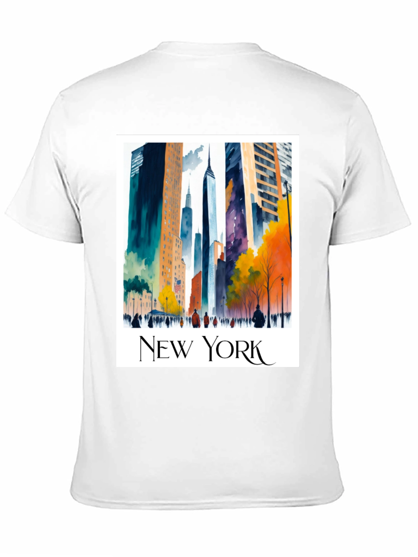 New York Cityscape Graphic Tee - Urban Style