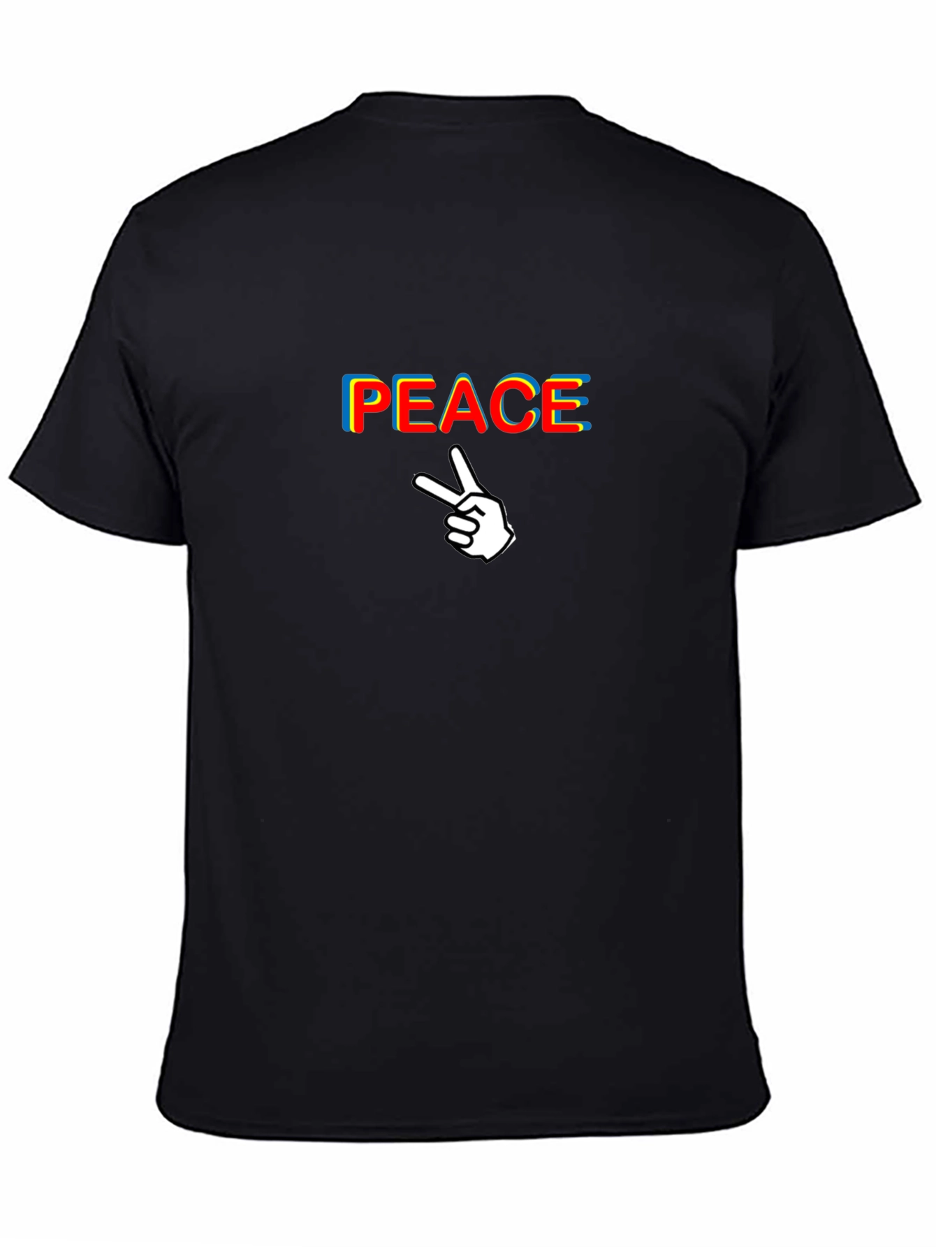 Peace Sign Black T-Shirt - Graphic Tee