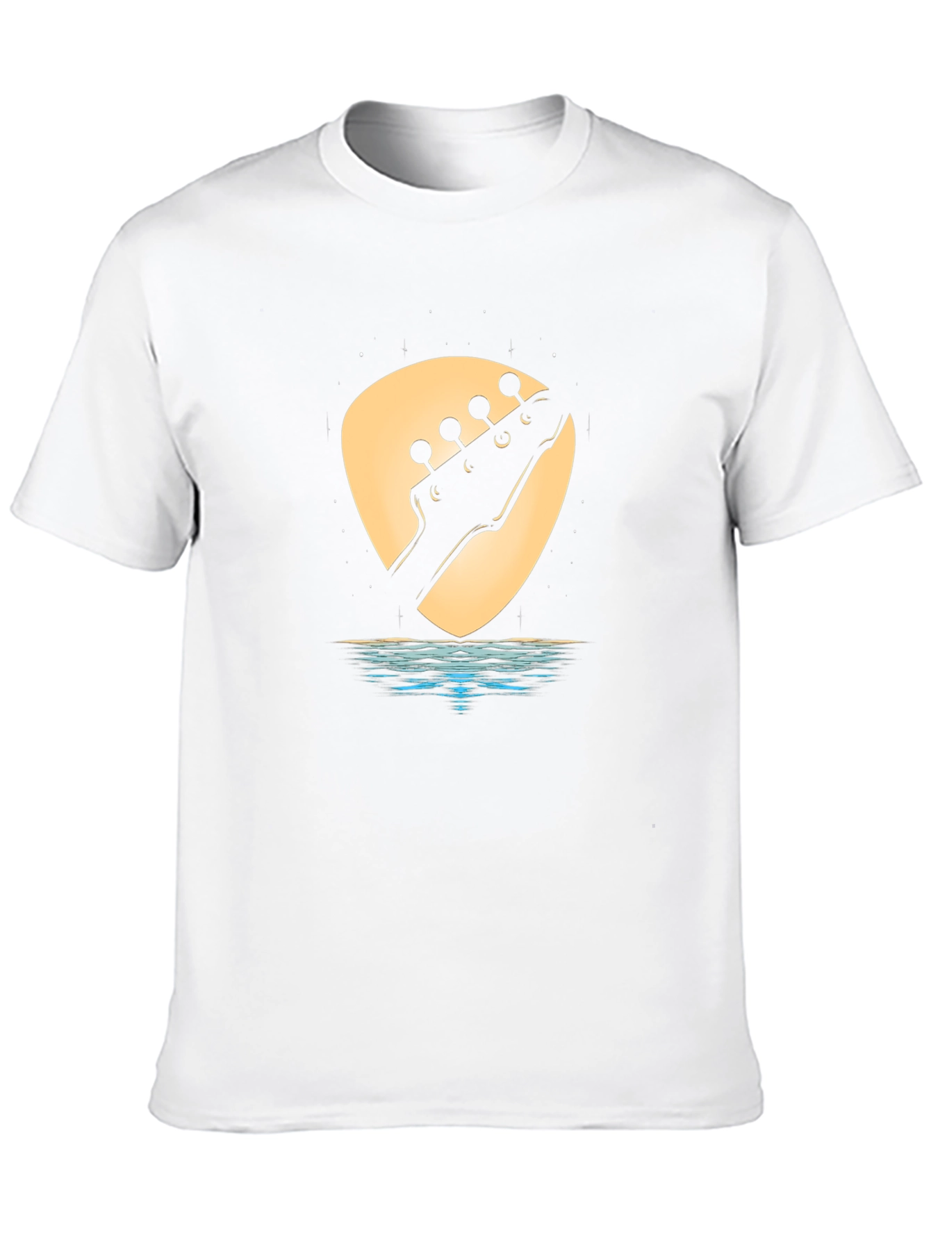 Guitar Headstock Lake Graphic Tee
