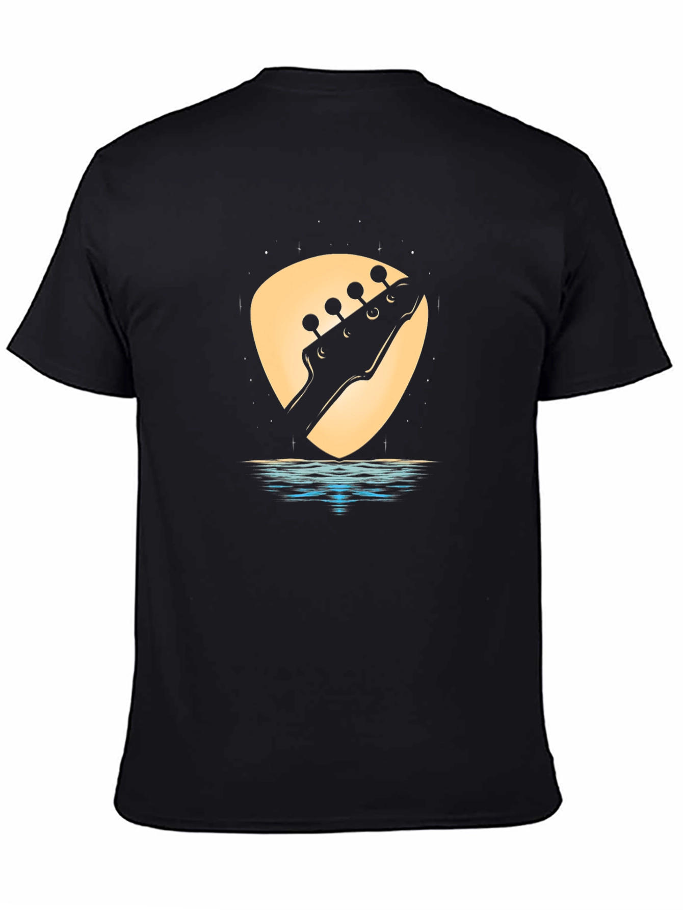 Guitar Headstock Lake Graphic Tee