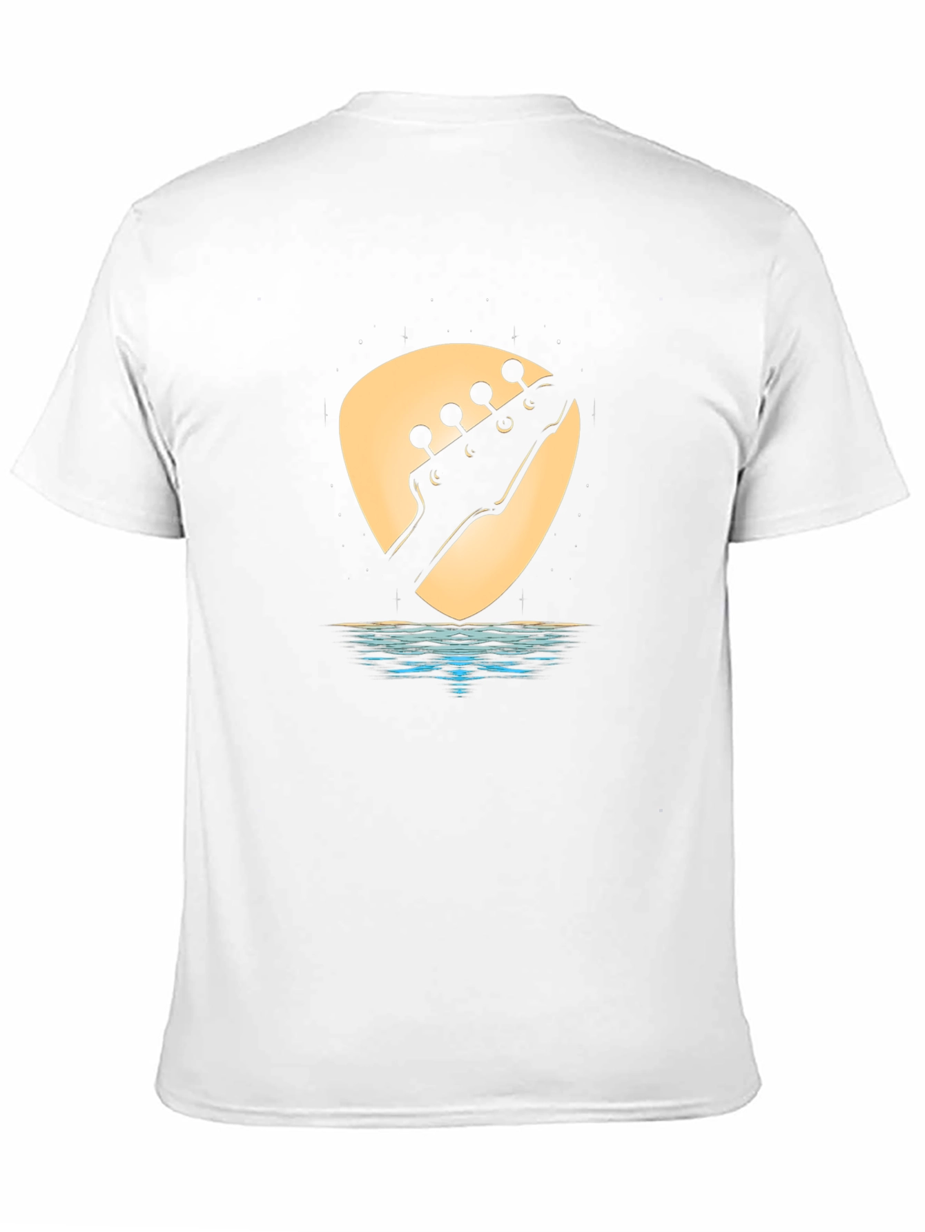 Guitar Headstock Lake Graphic Tee
