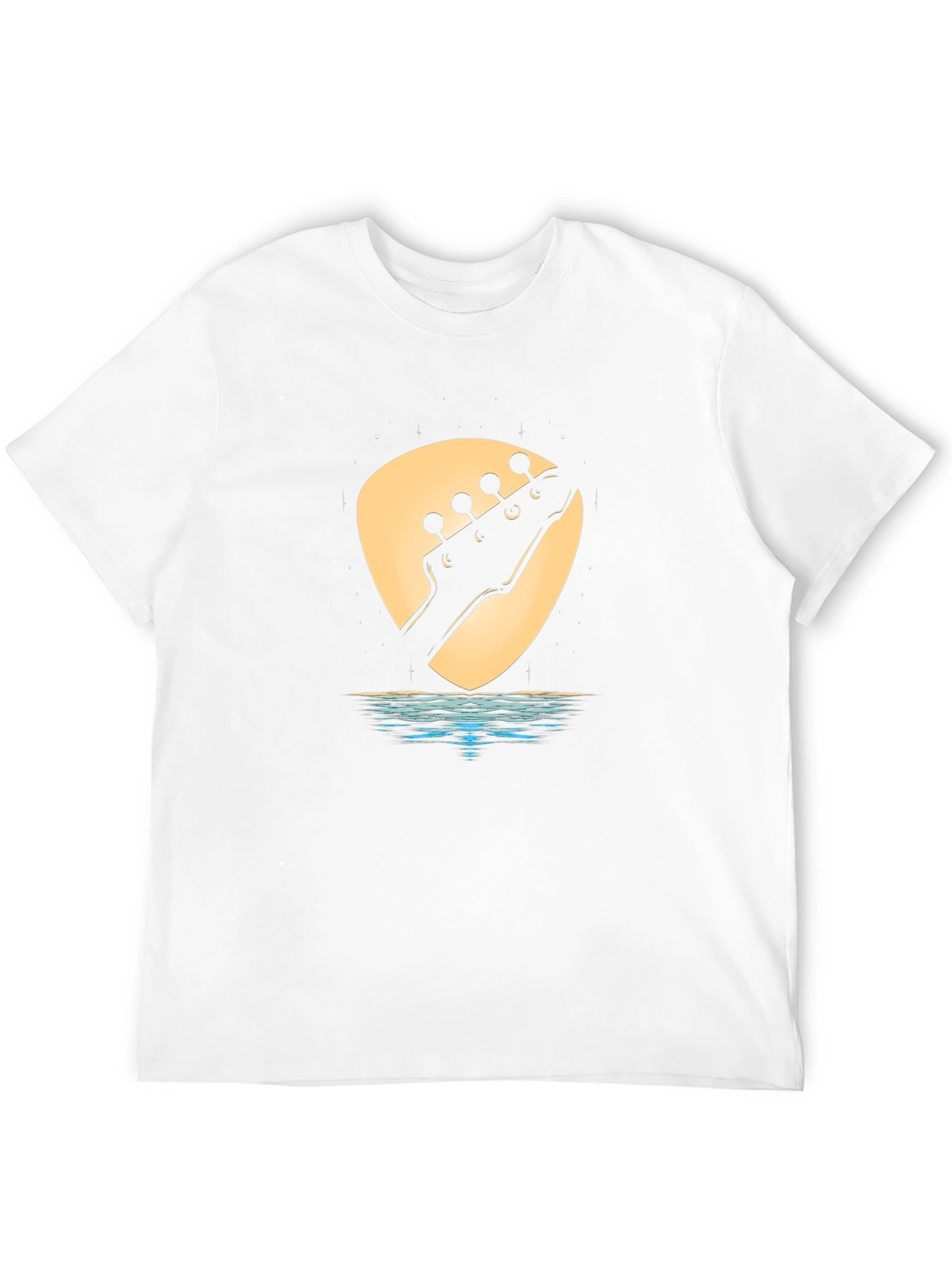 Guitar Headstock Lake Graphic Tee