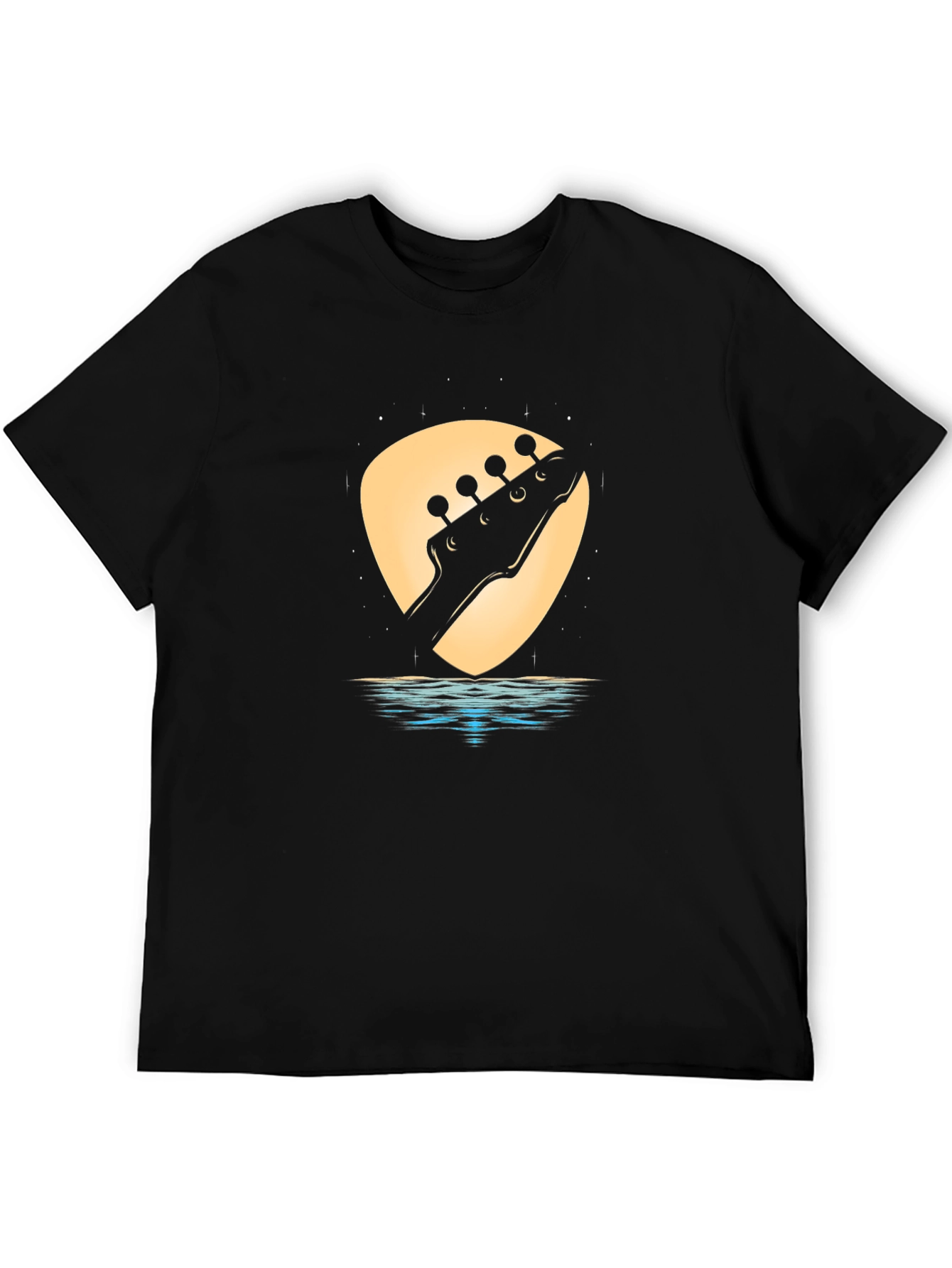 Guitar Headstock Lake Graphic Tee