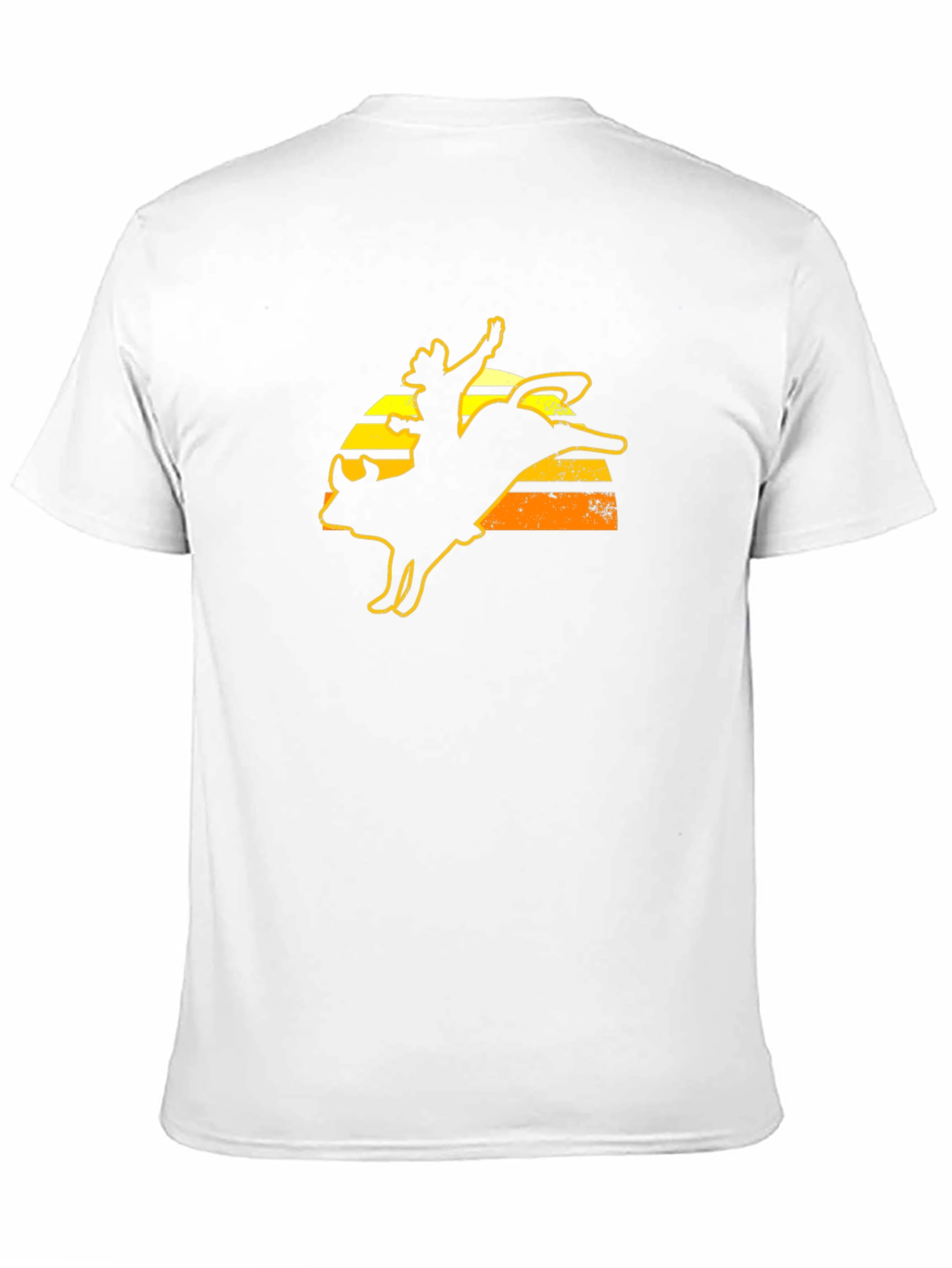 Rodeo Bull Rider Graphic Tee - Black