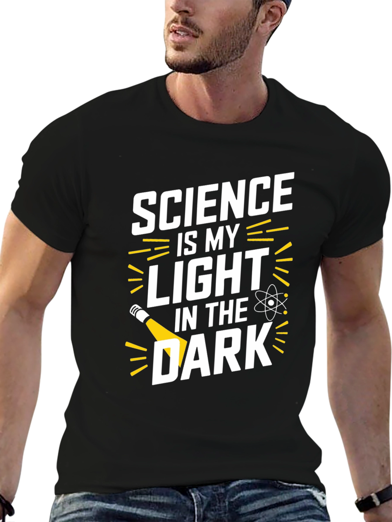 Science is My Light T-Shirt - Black