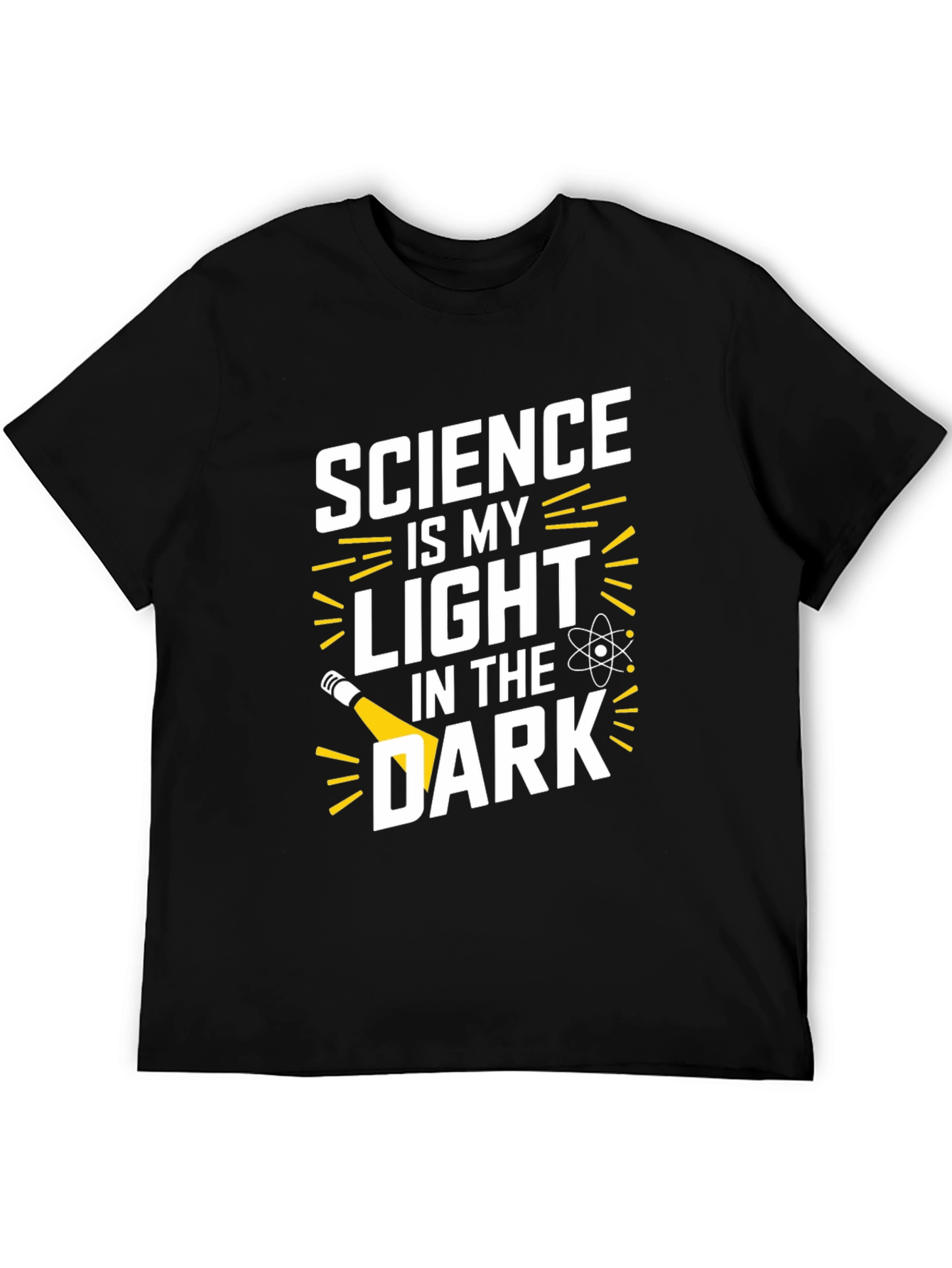 Science is My Light T-Shirt - Black