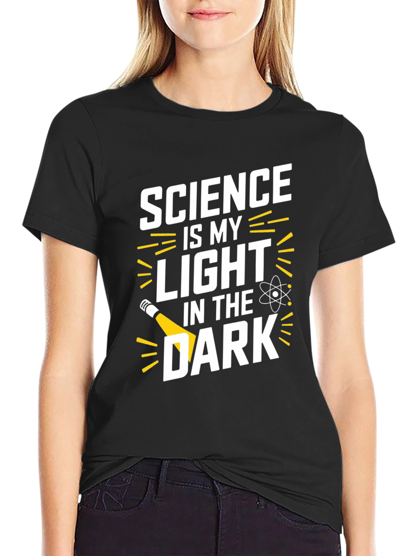 Science is My Light T-Shirt - Black