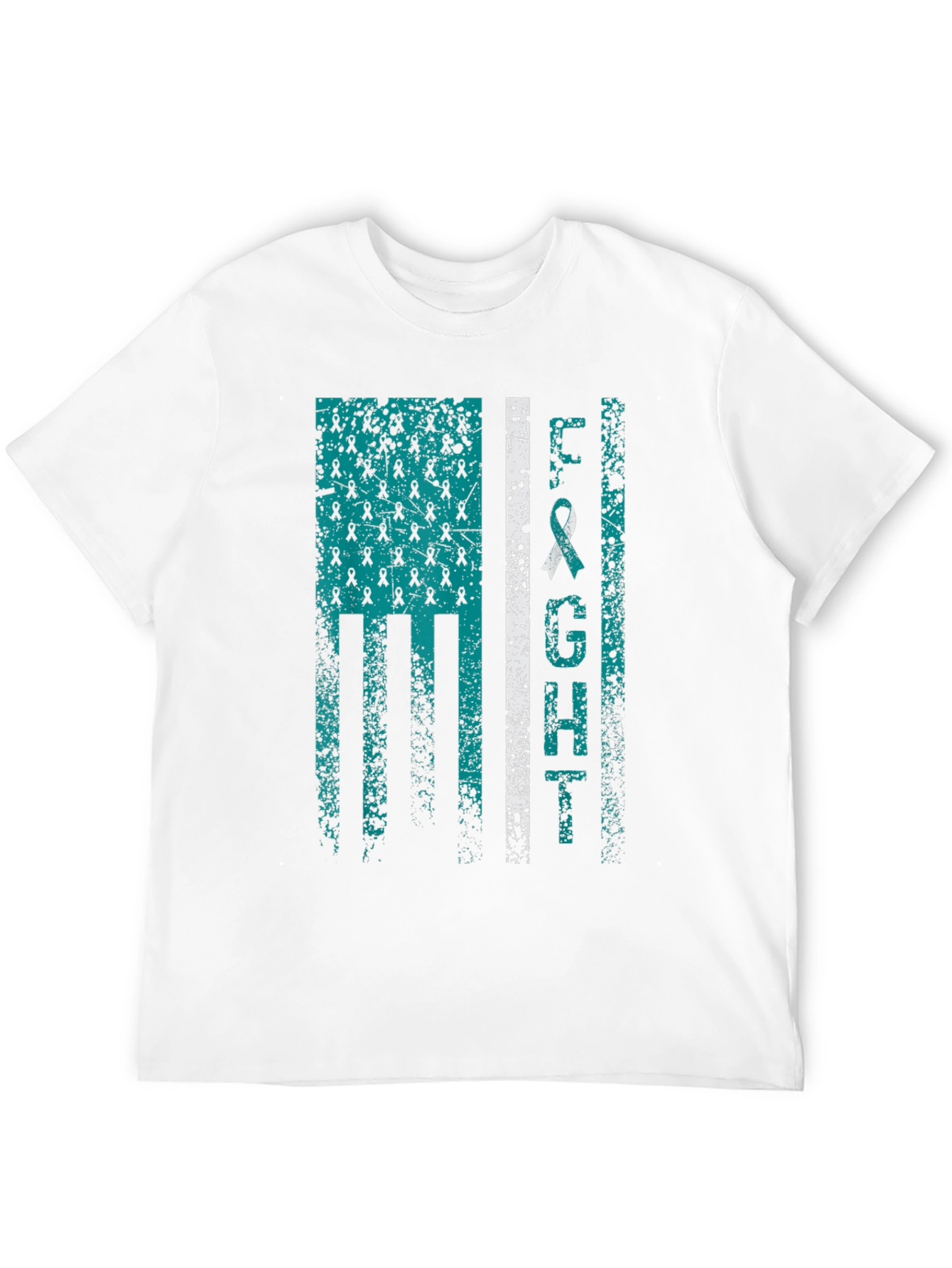Fight Teal Ribbon Awareness T-Shirt