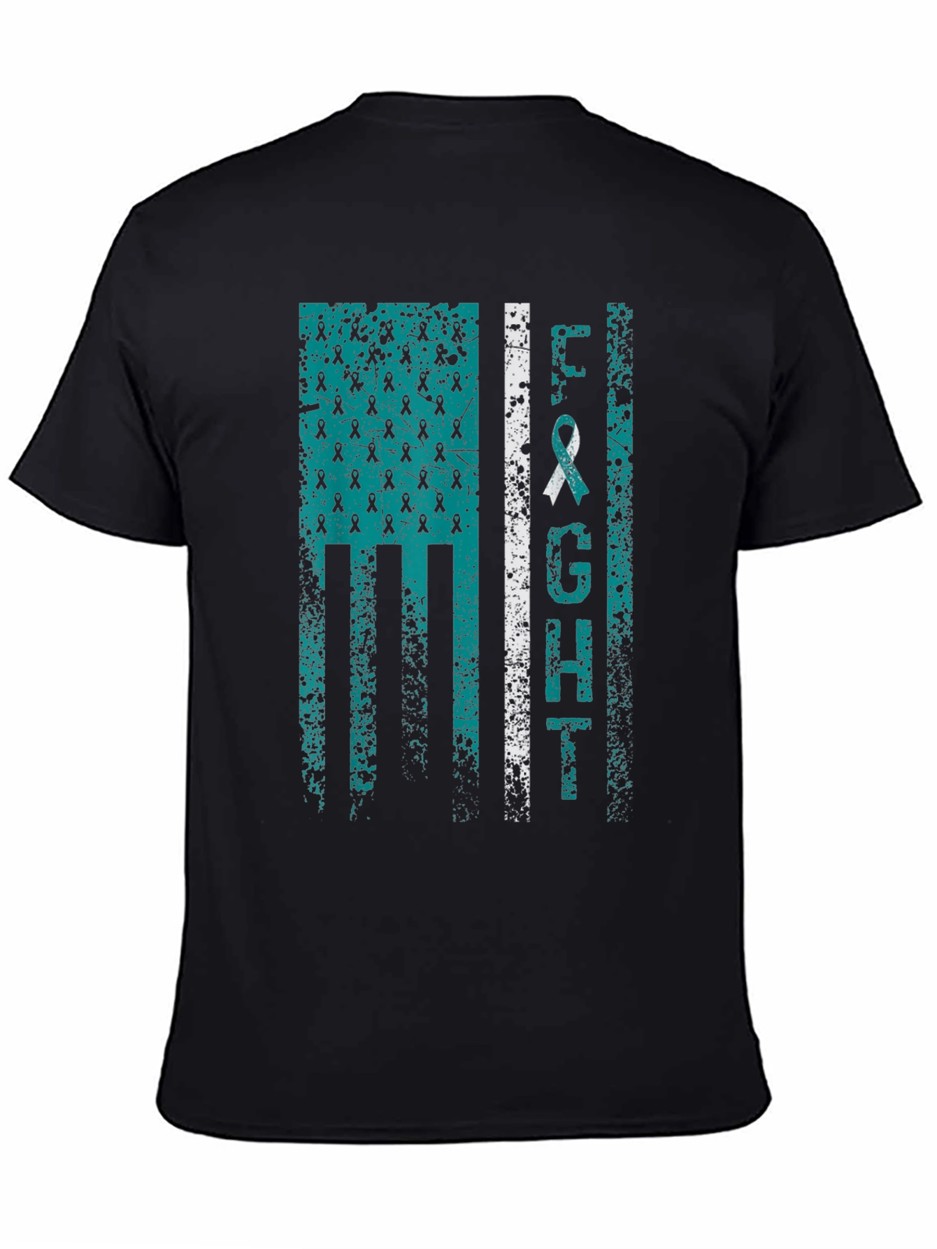 Fight Teal Ribbon Awareness T-Shirt