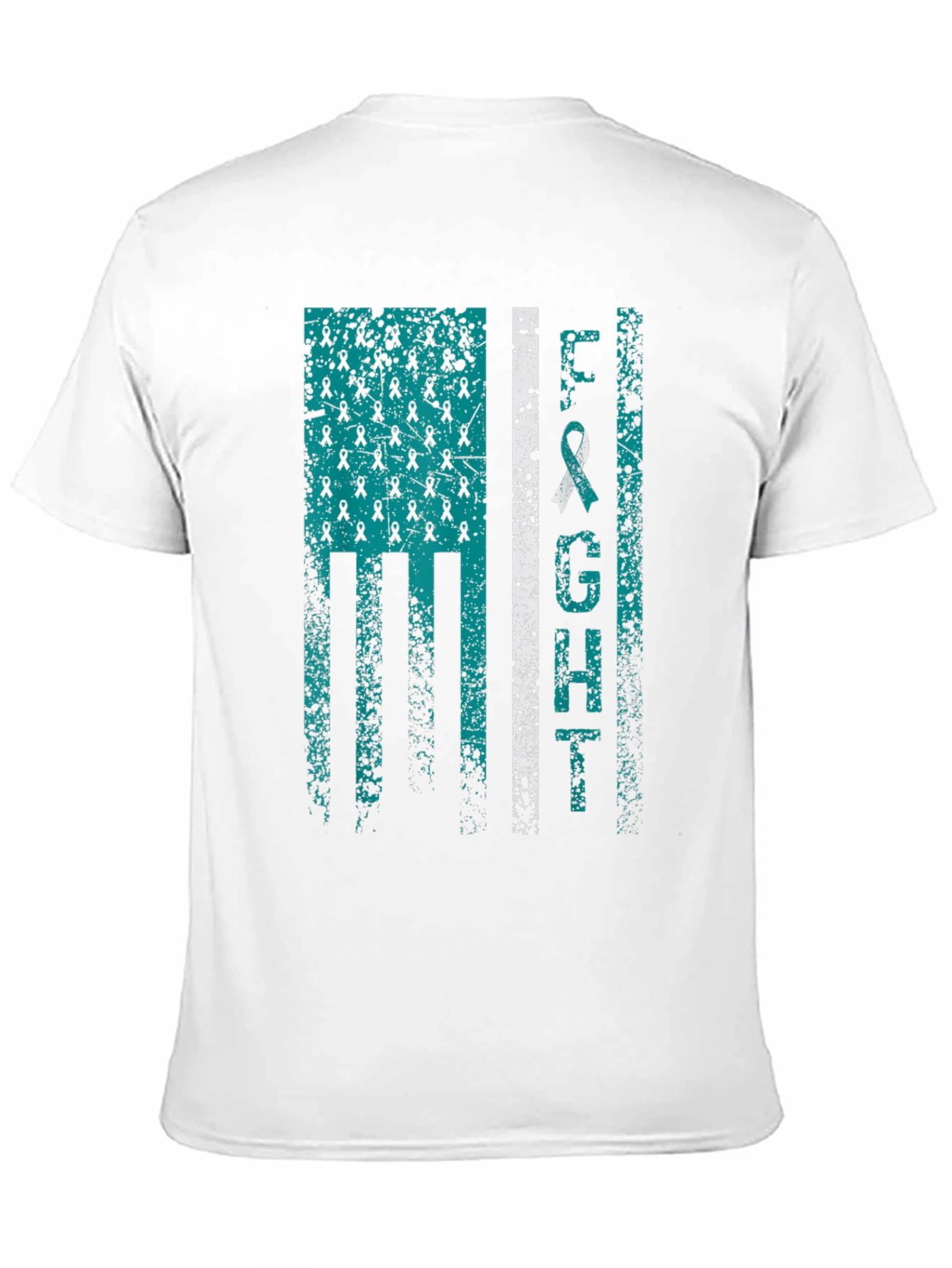 Fight Teal Ribbon Awareness T-Shirt