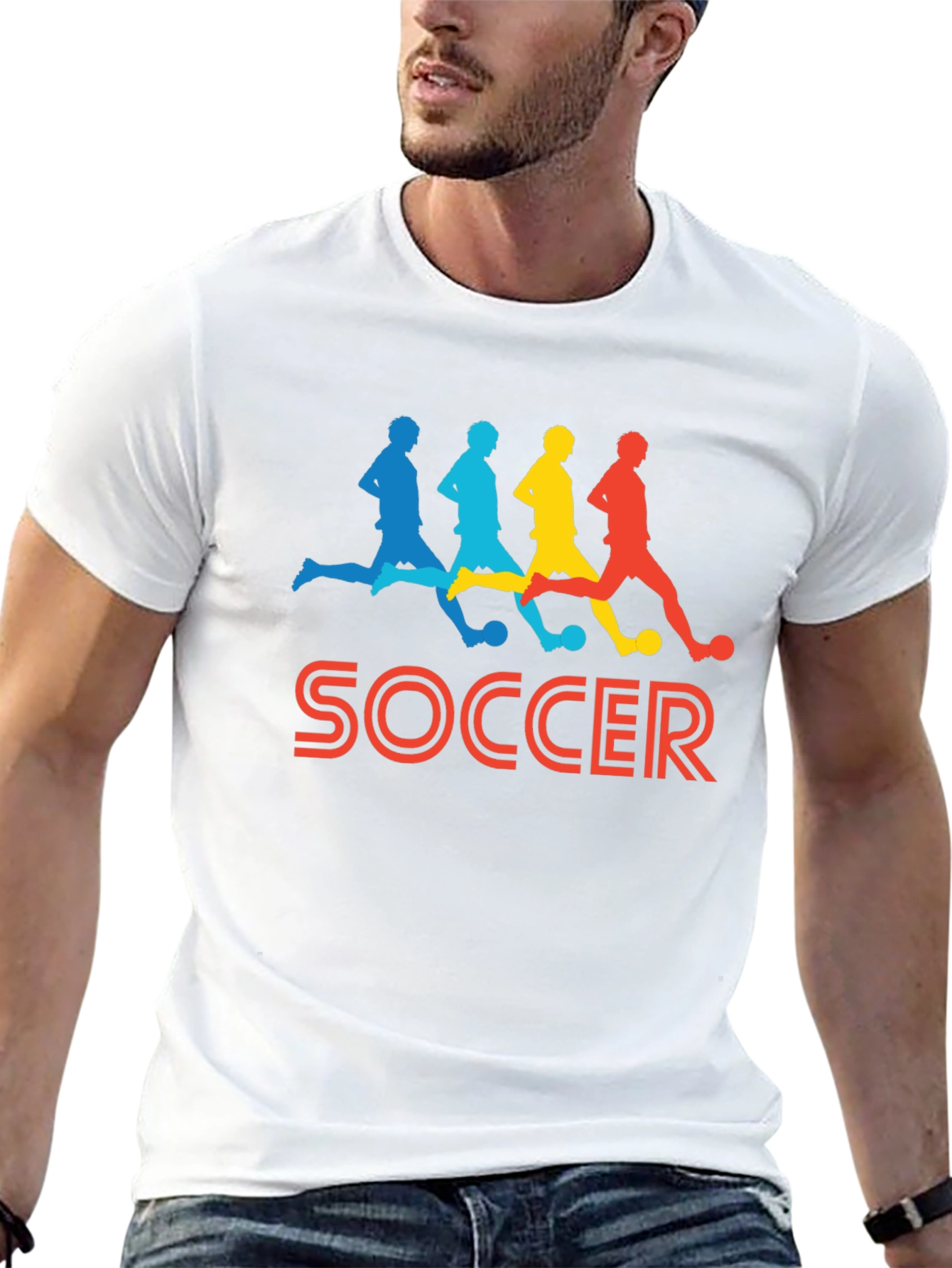 Colorful Soccer T-Shirt