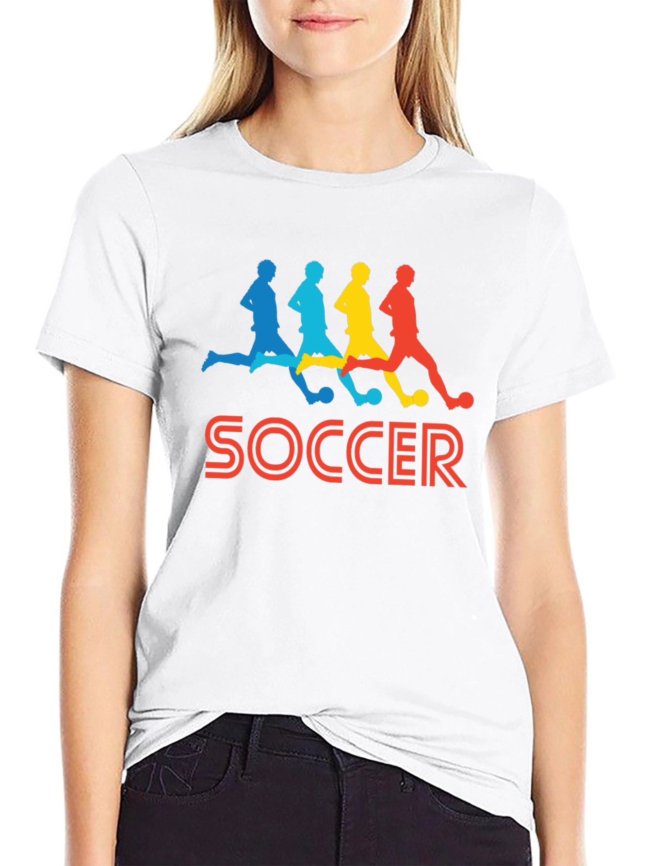 Colorful Soccer T-Shirt