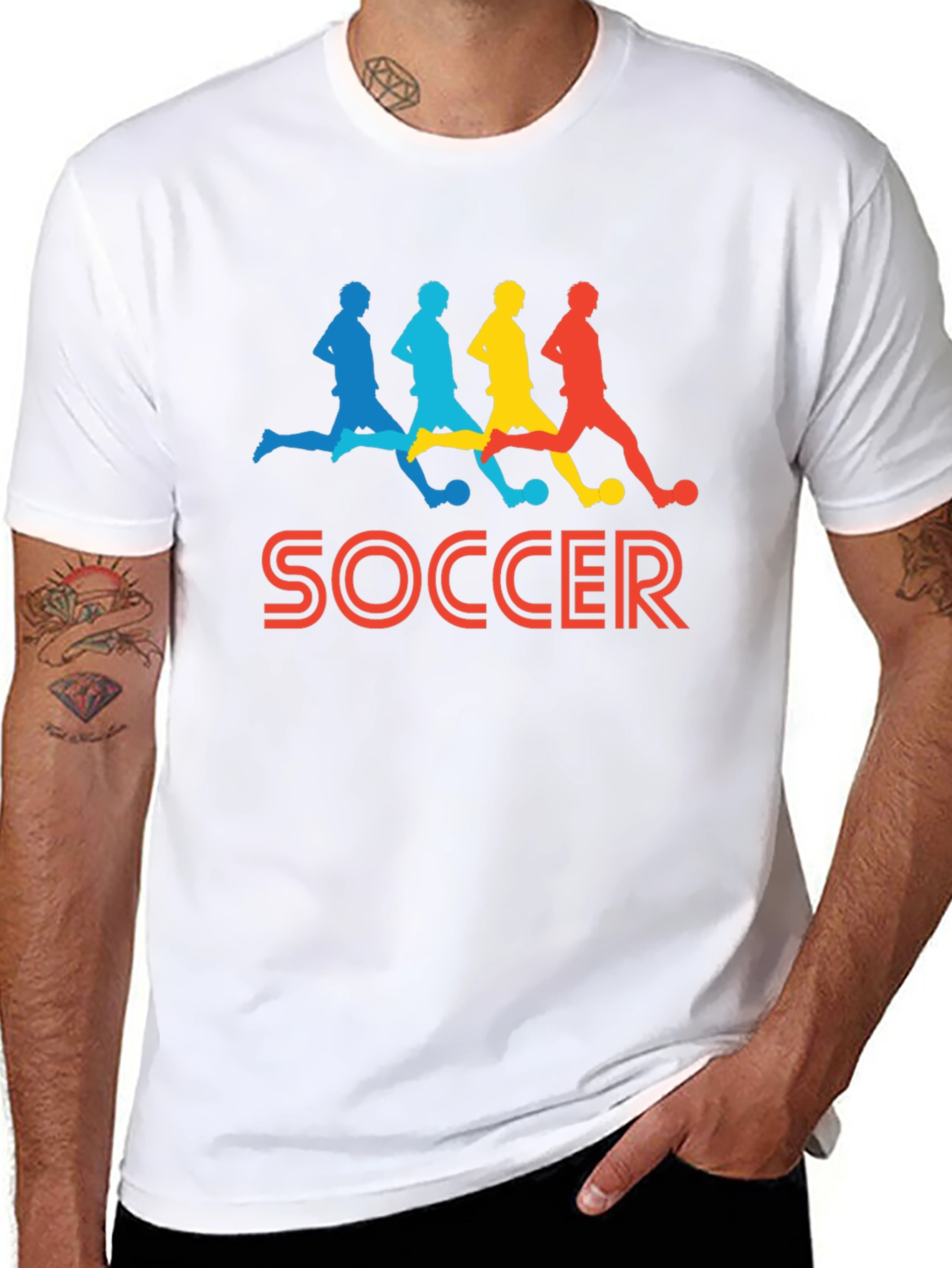 Colorful Soccer T-Shirt