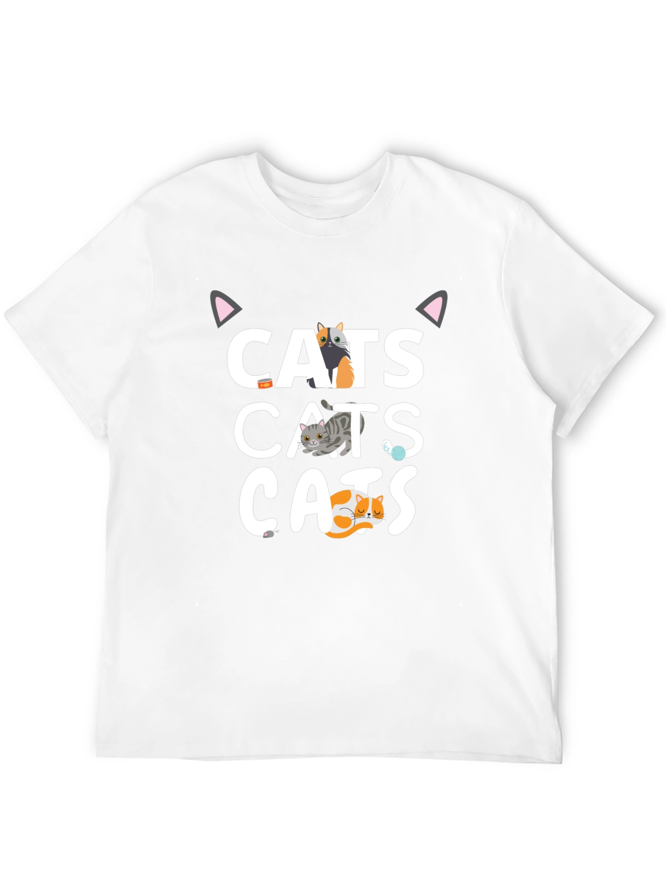 Cats Graphic T-Shirt - Fun Cat Lover Tee