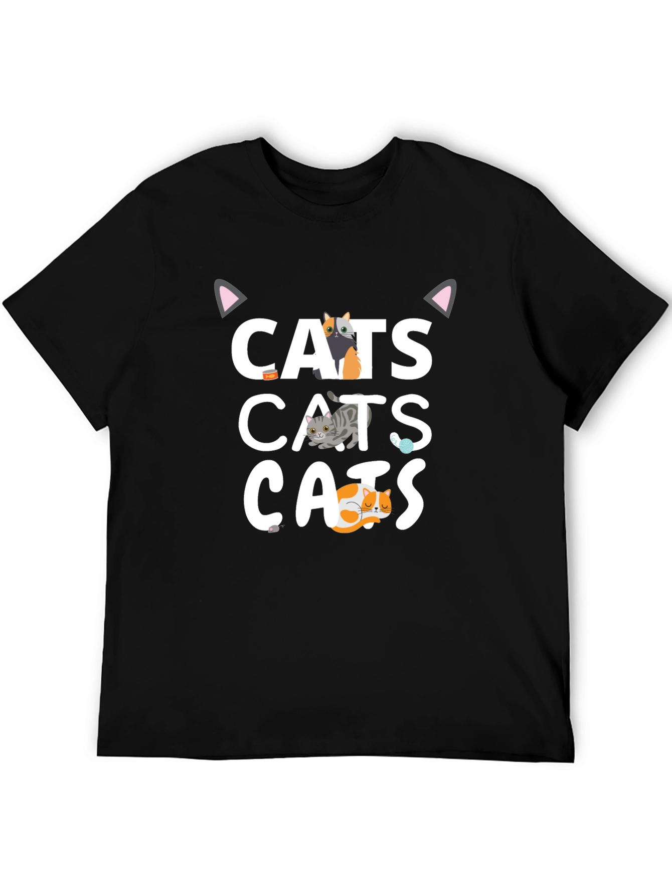 Cats Graphic T-Shirt - Fun Cat Lover Tee