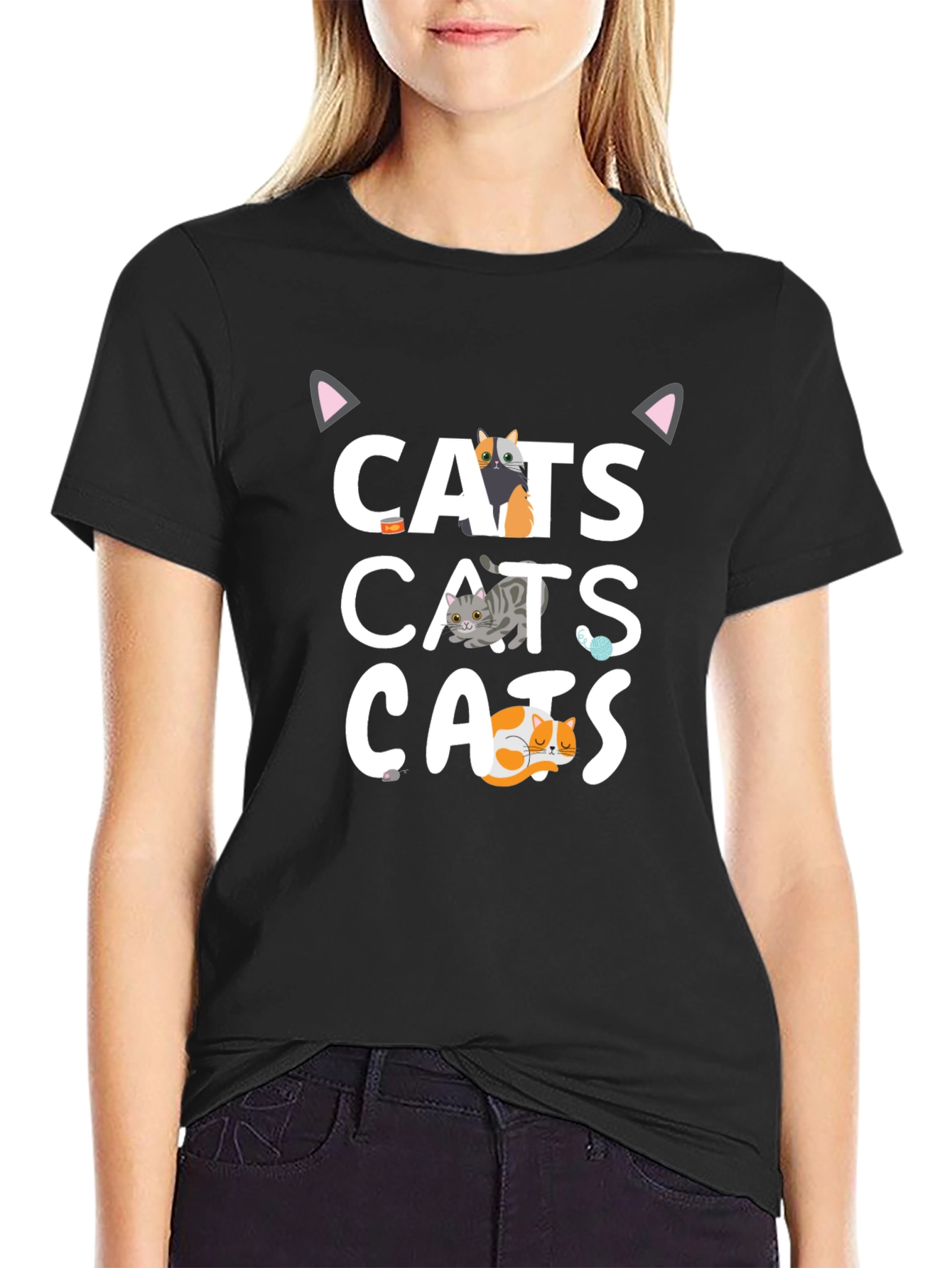 Cats Graphic T-Shirt - Fun Cat Lover Tee