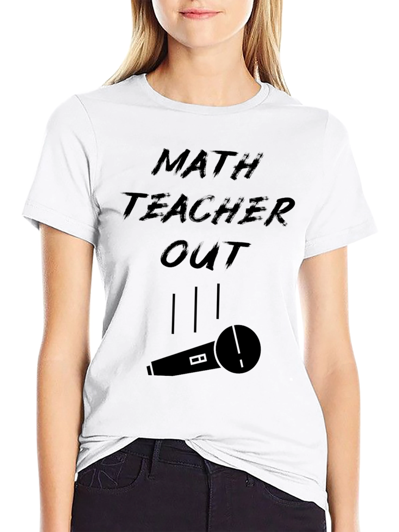 Math Teacher Out Graphic Tee