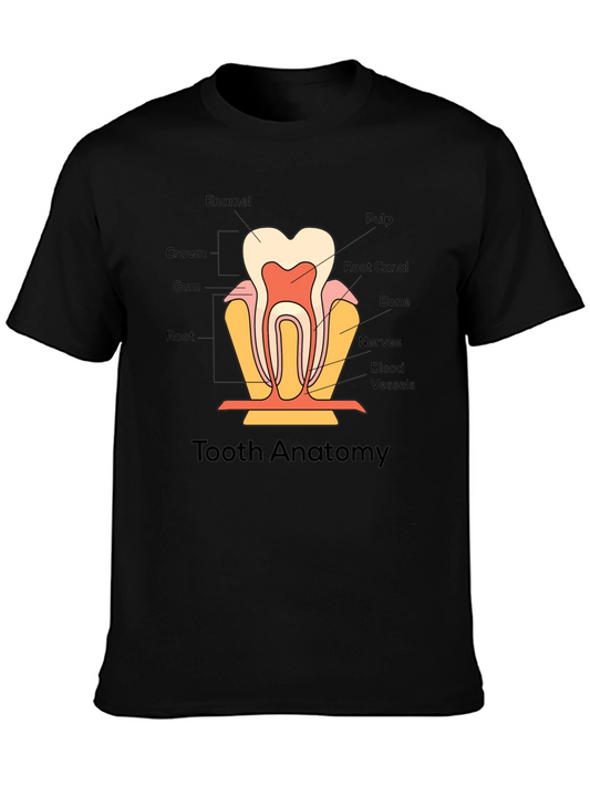 Tooth Anatomy Graphic T-Shirt