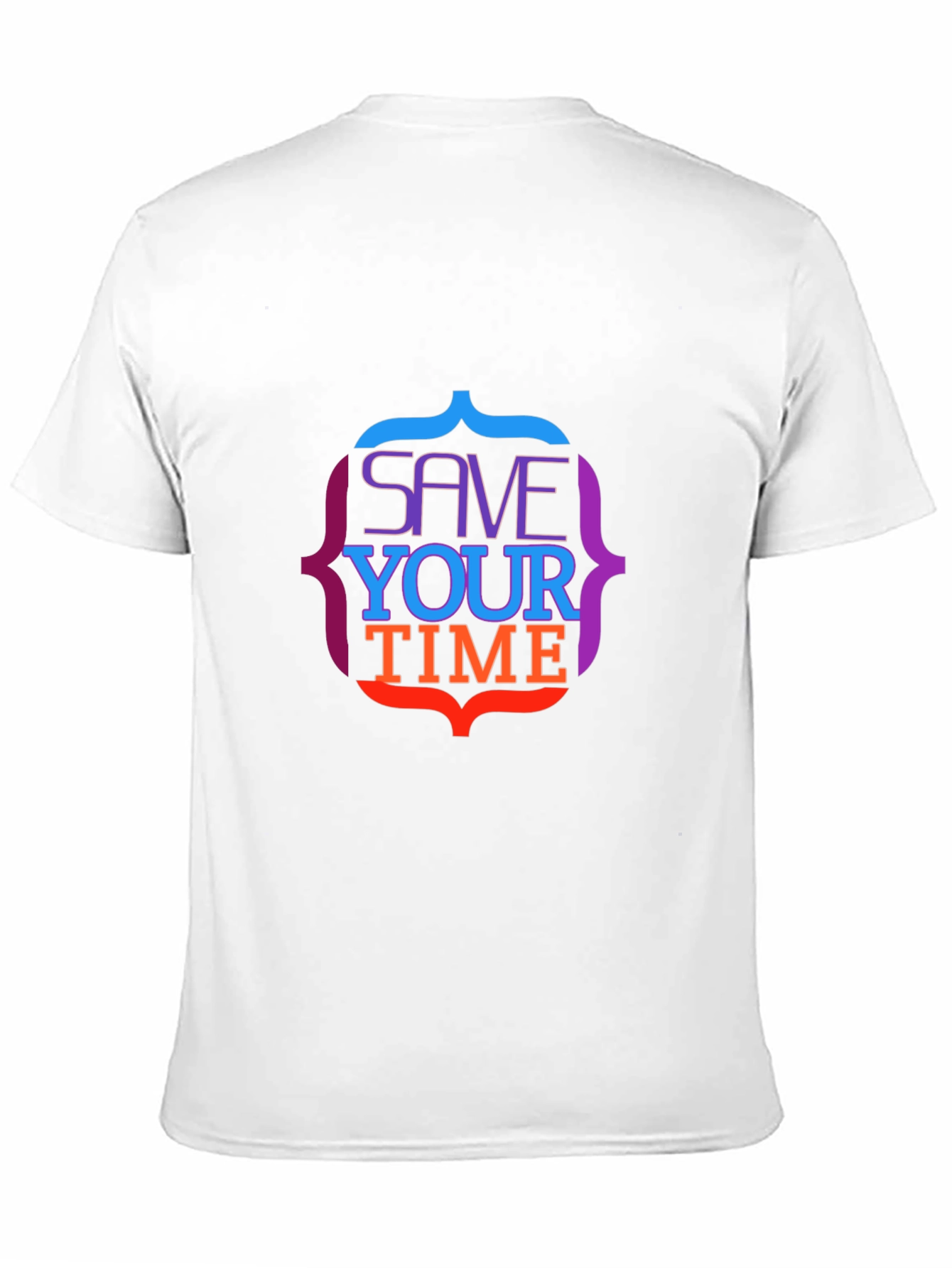 Save Your Time Graphic Tee - Stylish Black T-Shirt