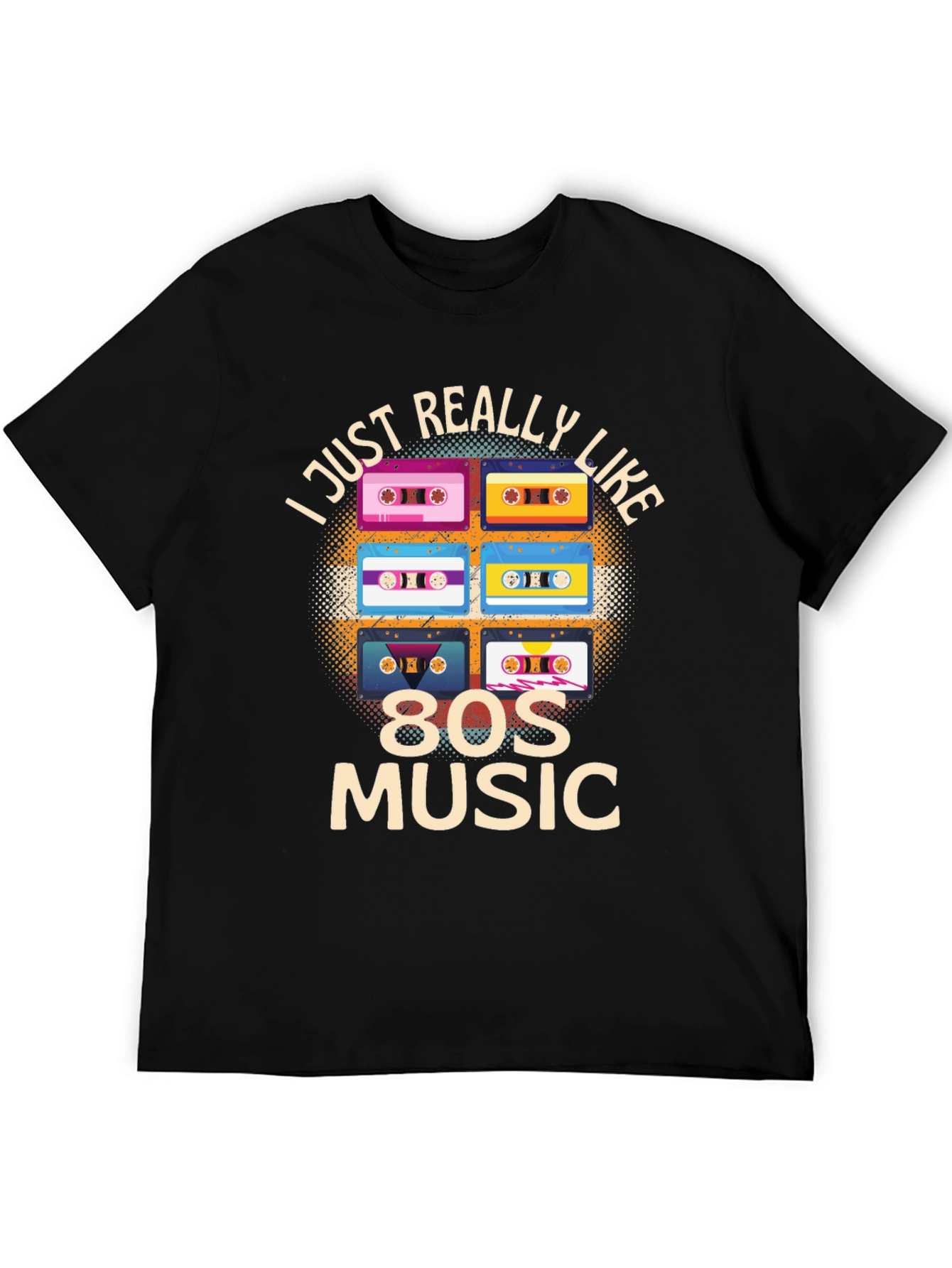 80s Music Cassette Tape T-Shirt - Retro Style Tee