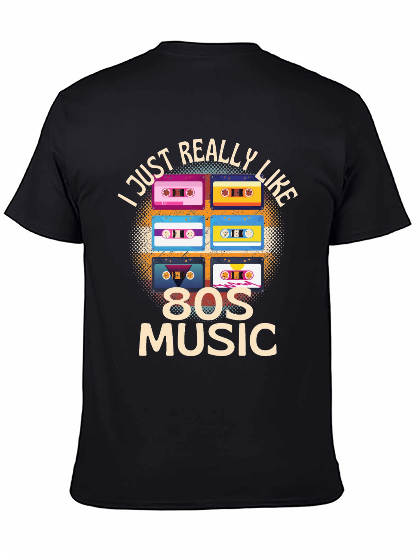 80s Music Cassette Tape T-Shirt - Retro Style Tee