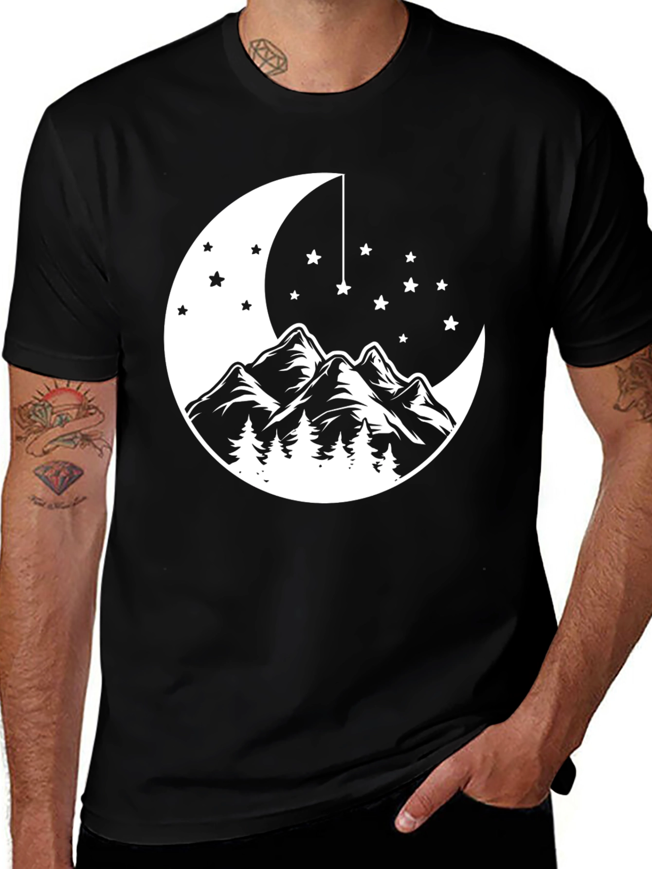 Mountain Moon T-Shirt - Adventure Awaits