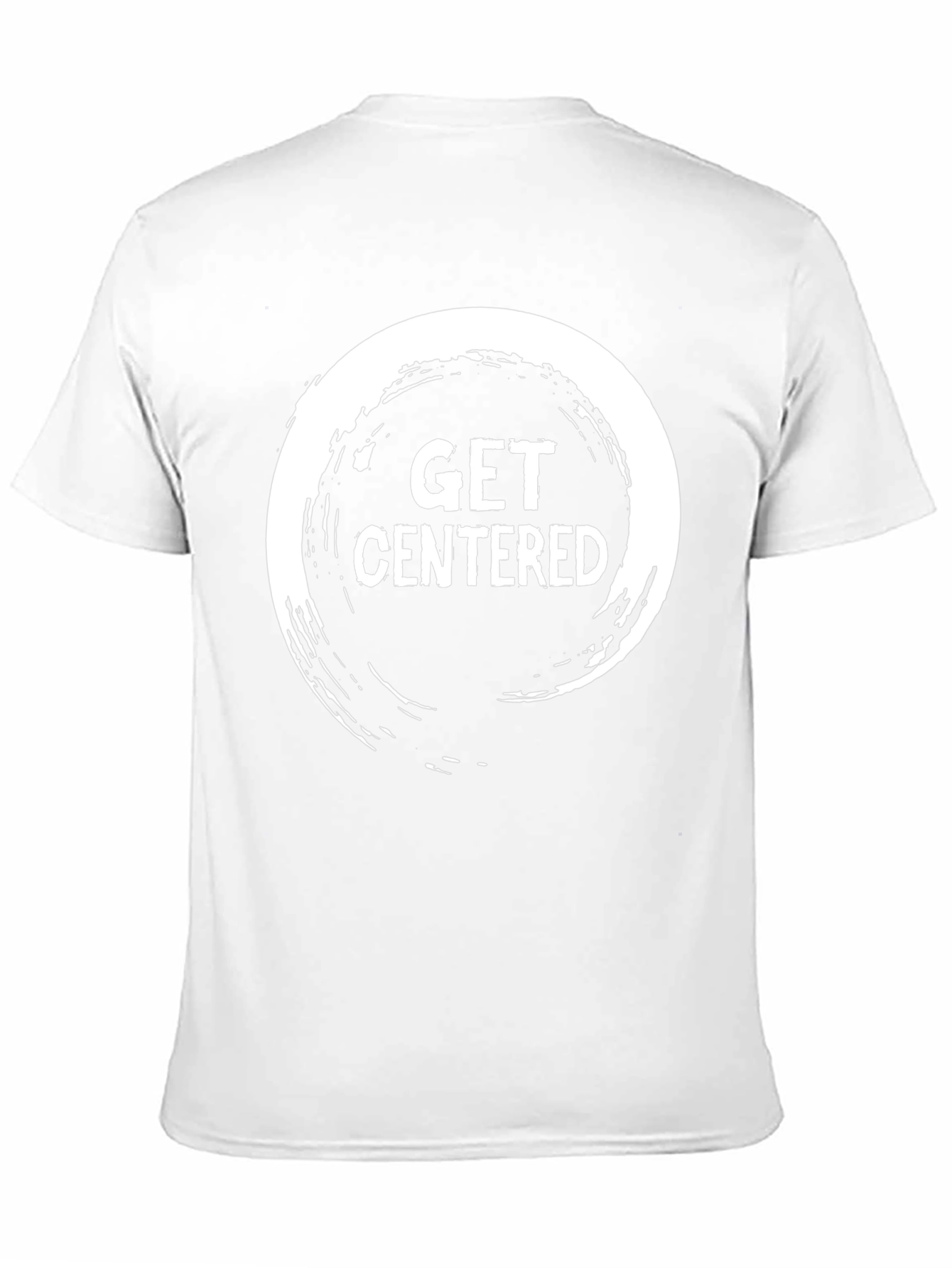 Get Centered Graphic Tee - Relaxed Fit Black T-Shirt