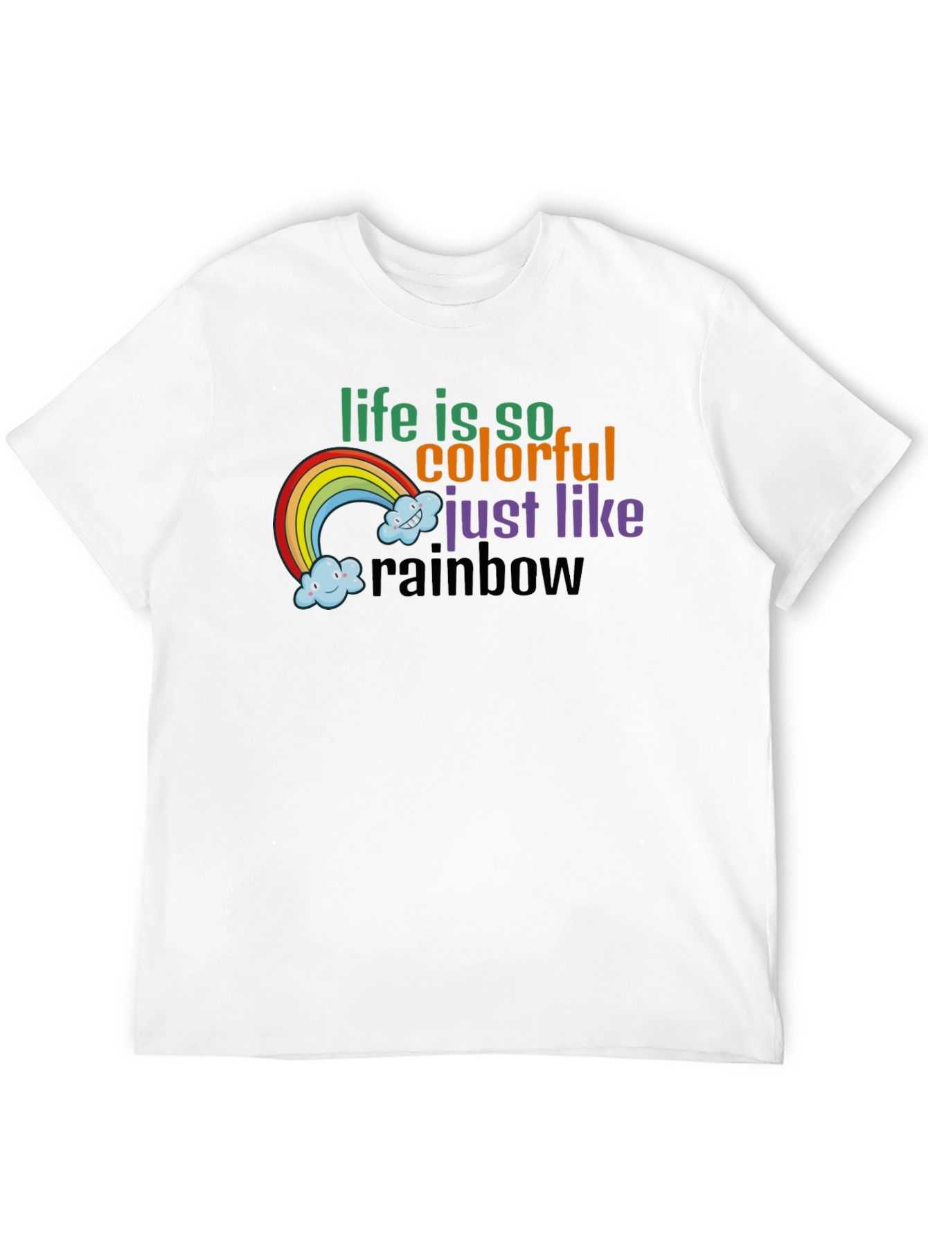 Colorful Rainbow Life T-Shirt