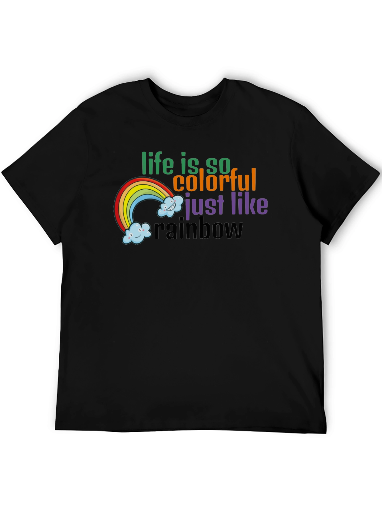 Colorful Rainbow Life T-Shirt