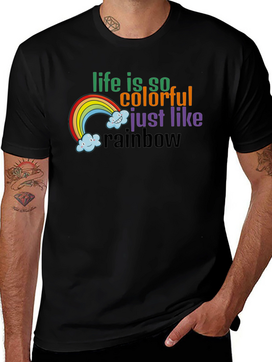 Colorful Rainbow Life T-Shirt