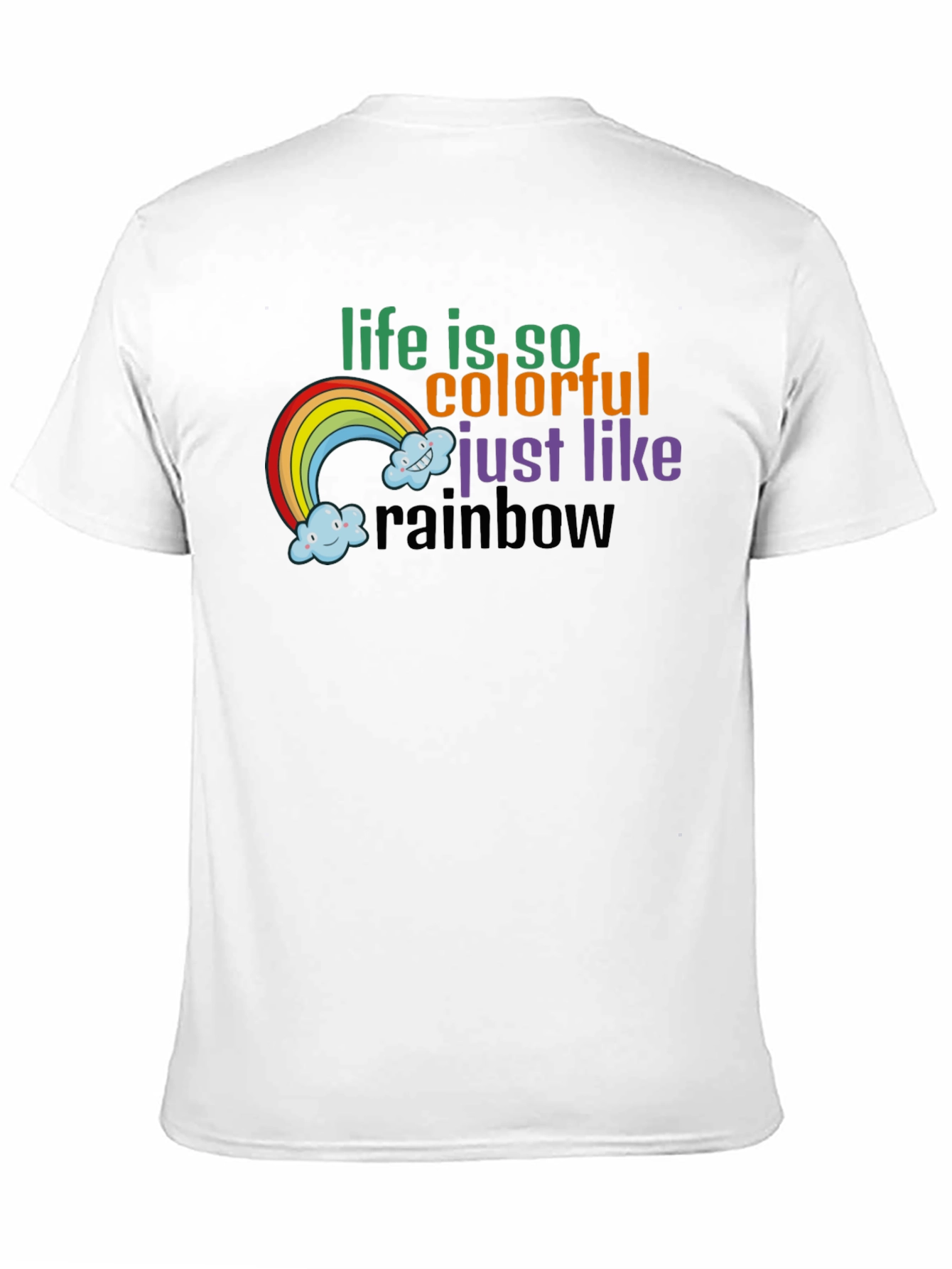 Colorful Rainbow Life T-Shirt