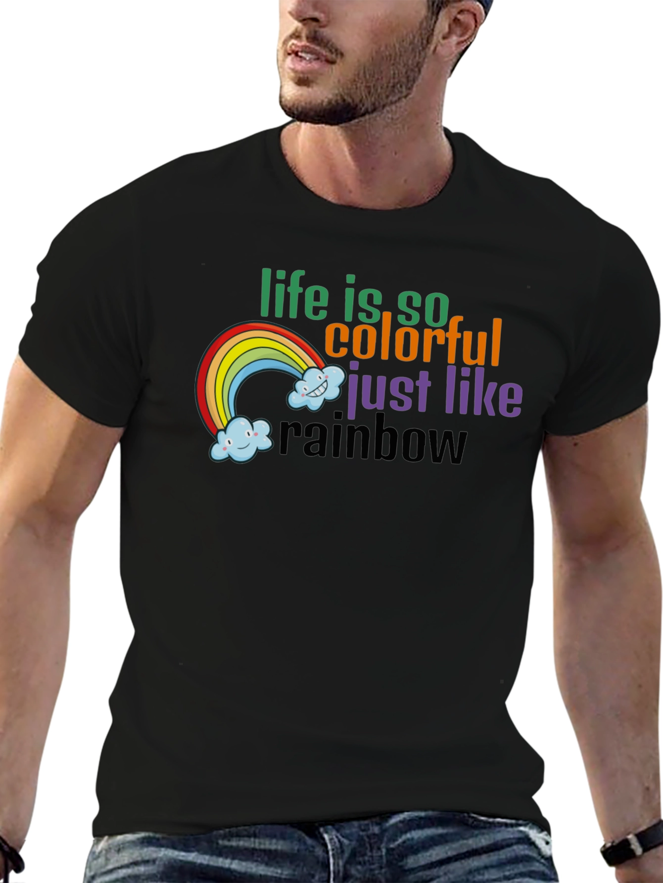 Colorful Rainbow Life T-Shirt