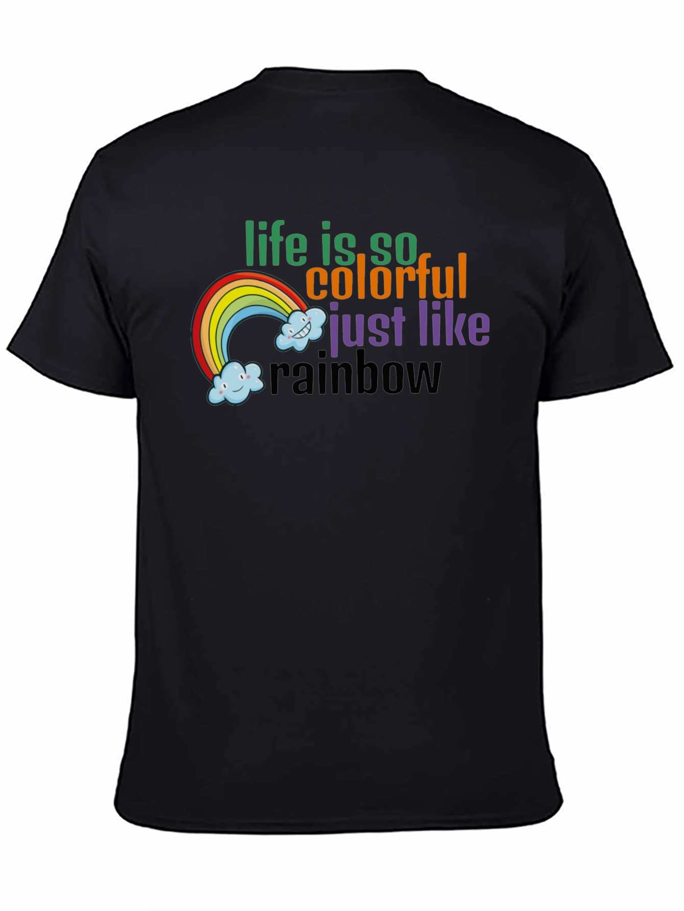 Colorful Rainbow Life T-Shirt