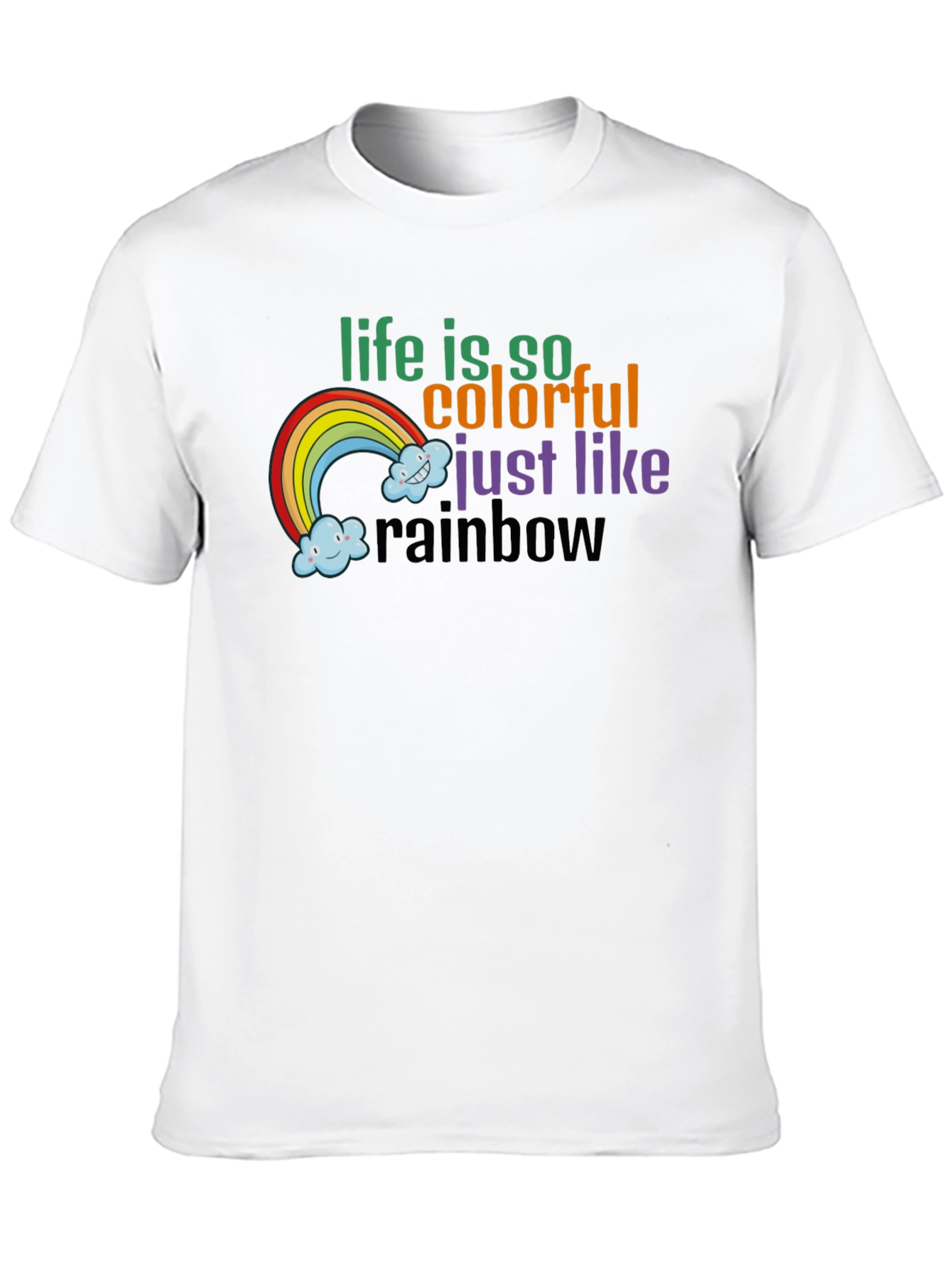 Colorful Rainbow Life T-Shirt