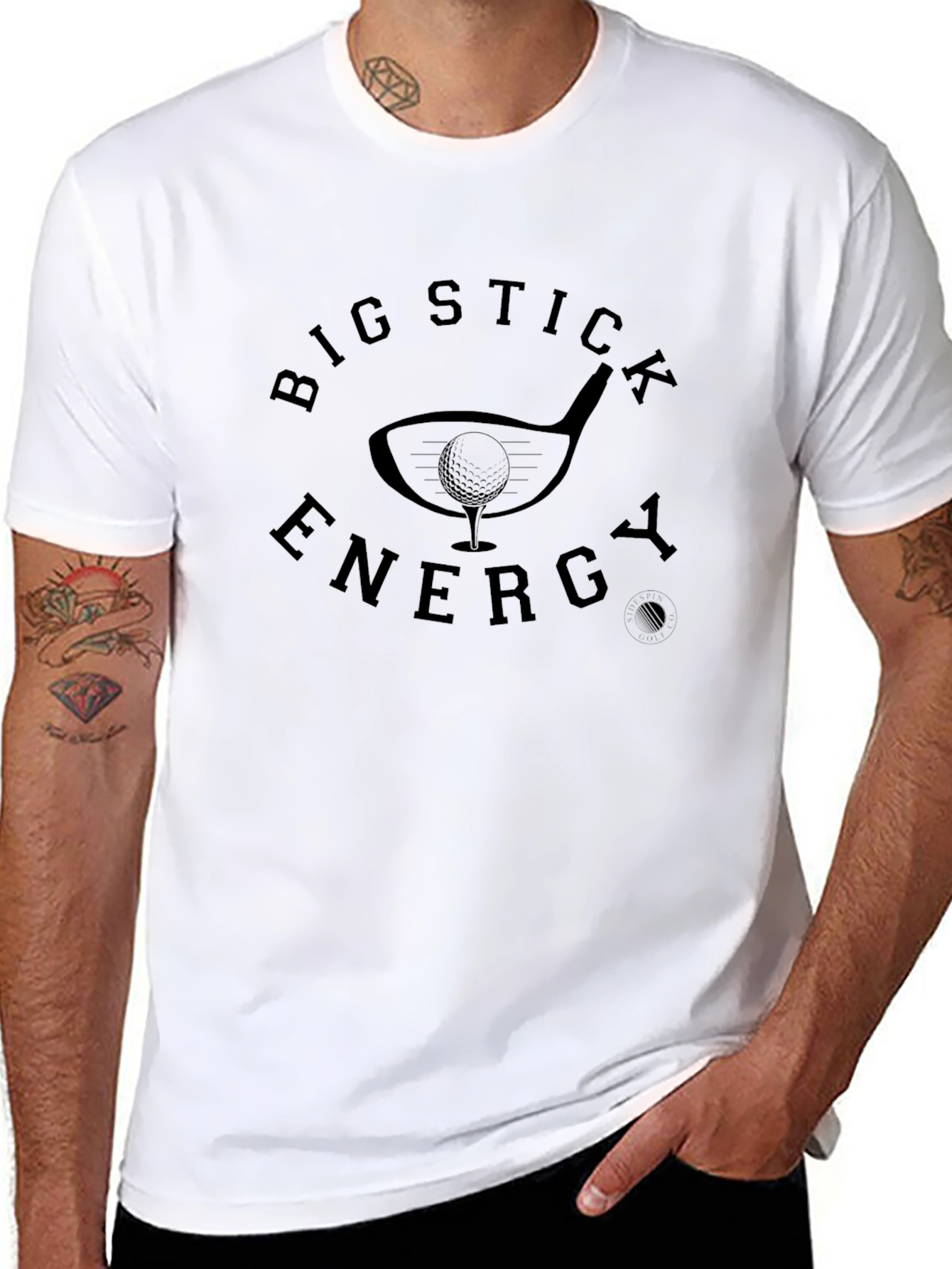 Big Stick Energy Golf T-Shirt